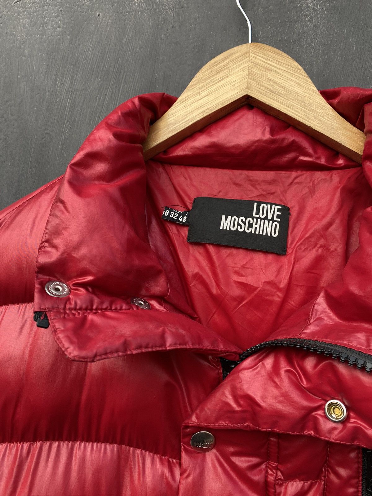 Moschino Love Moschino puffer red jacket size 40 Size S / US 4 / IT 40 - 3 Thumbnail