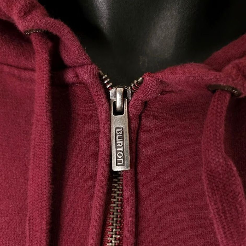 Burton Burton Hoodie Mens XL Red Full Zip Up Ski Snowboarding Sweatshirt Holiday Streetwear Size US XL / EU 56 / 4 - 3 Thumbnail