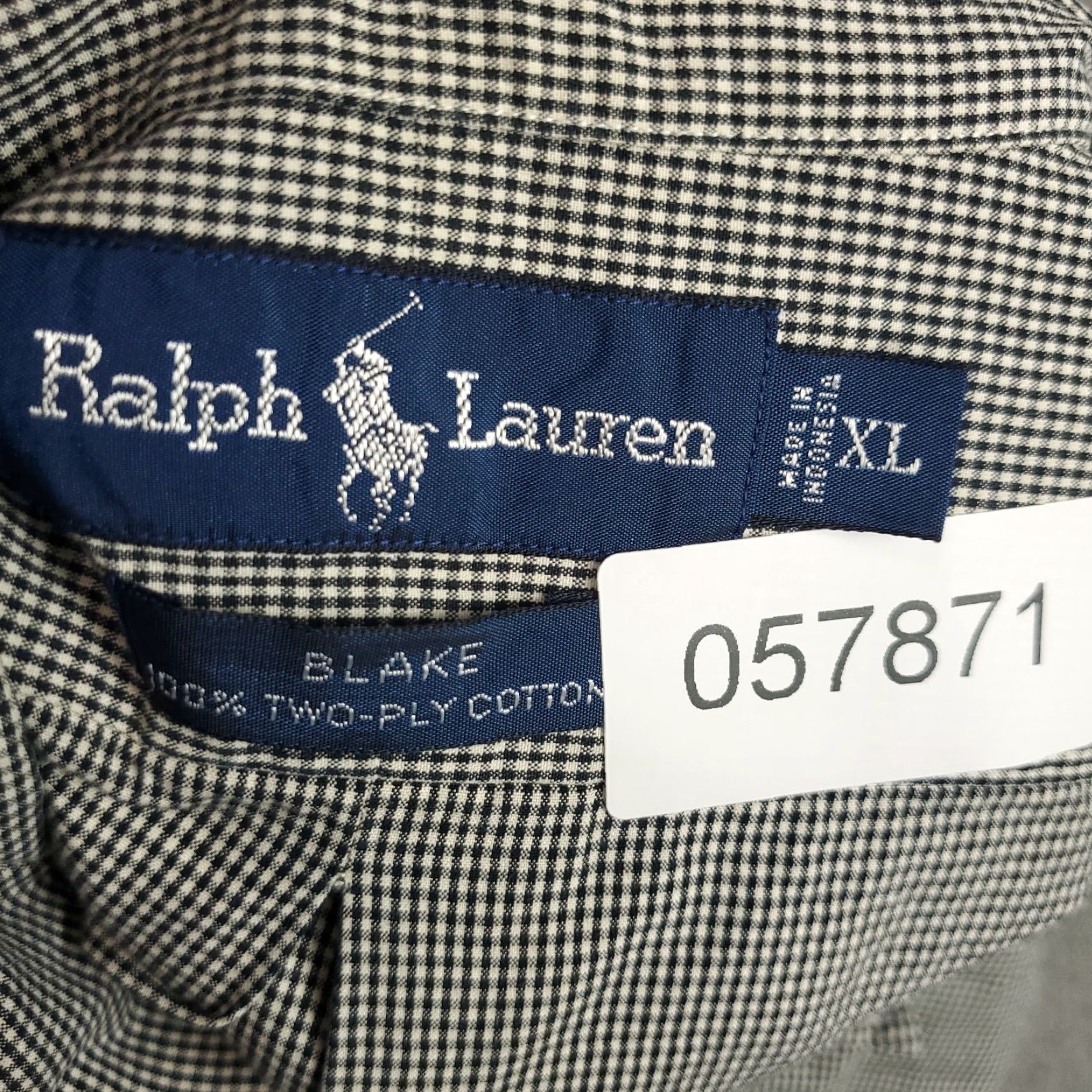 Ralph Lauren Ralph Lauren Button-Up Shirt Mens XL Gray Check Long Sleeve Casual Classic Size US XL / EU 56 / 4 - 8 Thumbnail
