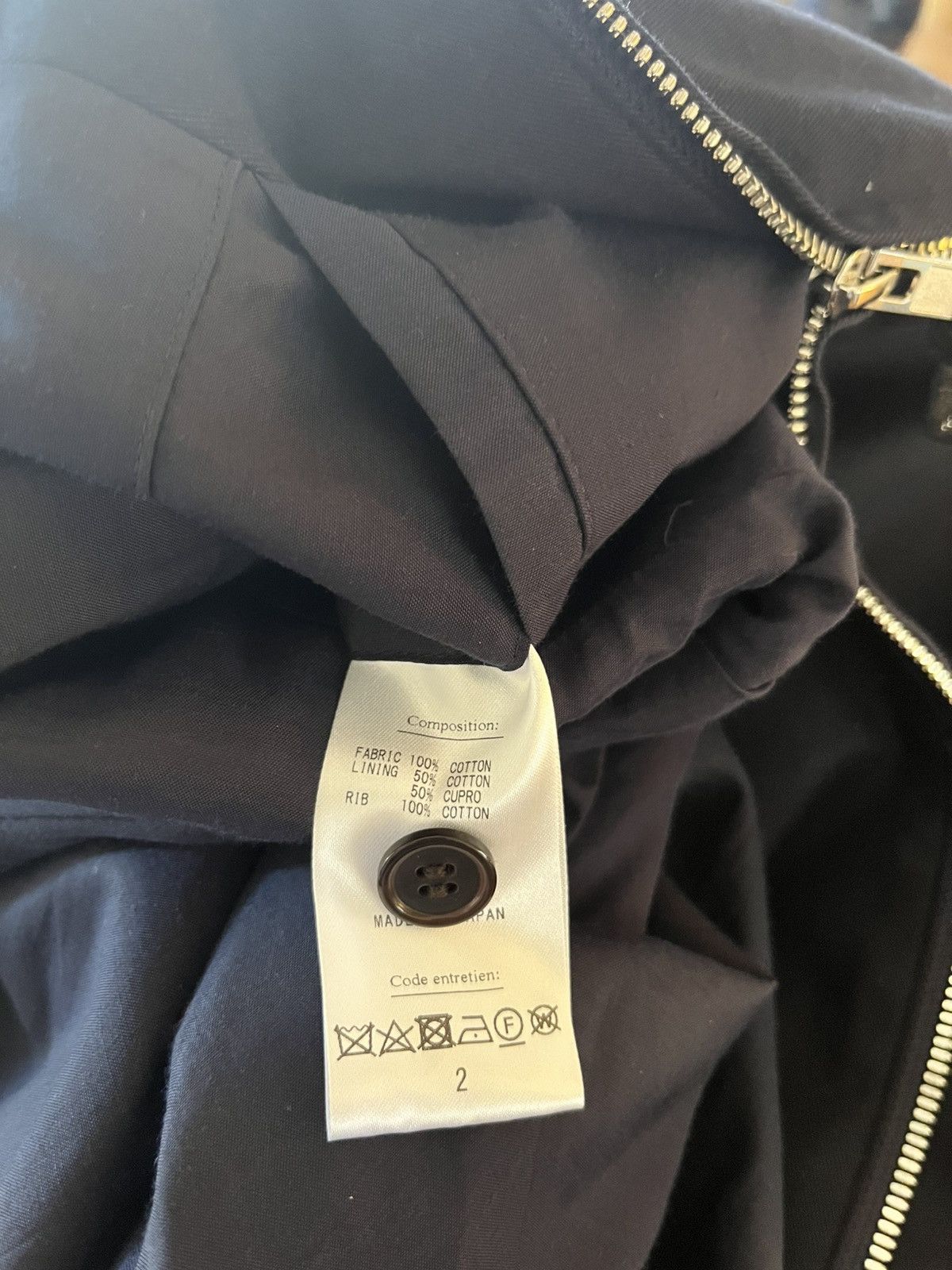 Herill HERILL COTTON GABARDINE WEEKEND JACKET - NAVY Size US M / EU 48-50 / 2 - 4 Thumbnail
