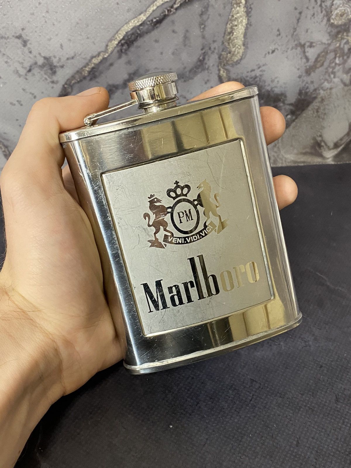 Marlboro Marlboro Vintage 90s Promotional Steel Flask Size ONE SIZE - 2 Thumbnail