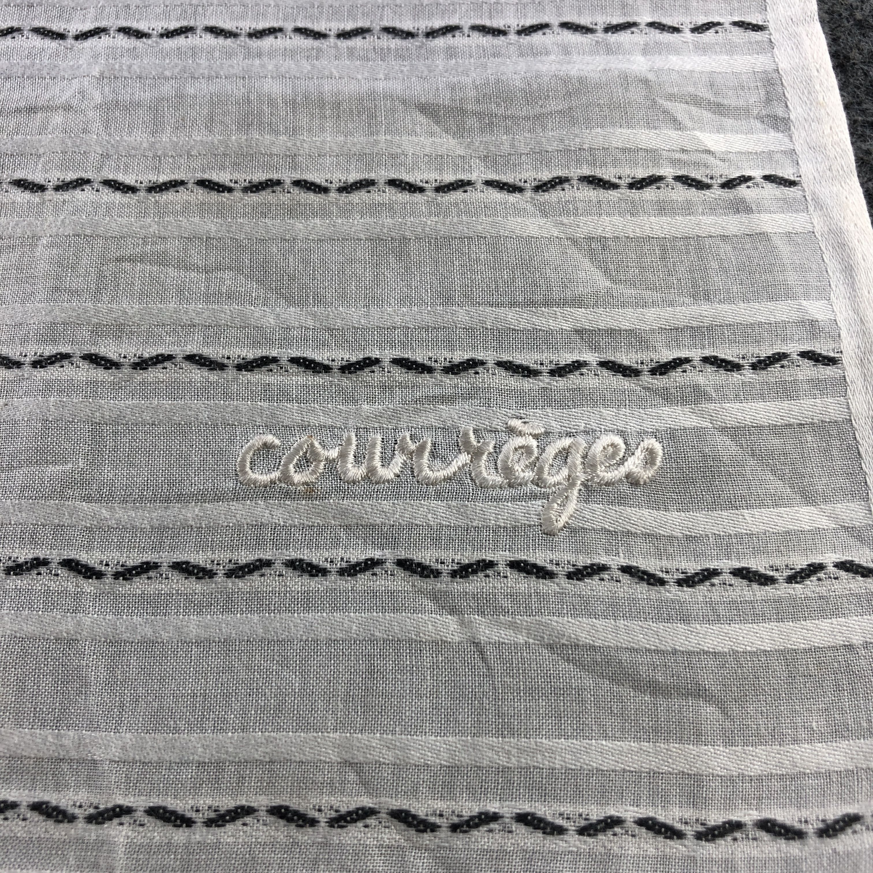 Courreges × Vintage Courreges Handkerchief Neckerchief Bandana H2423 Size ONE SIZE - 4 Thumbnail