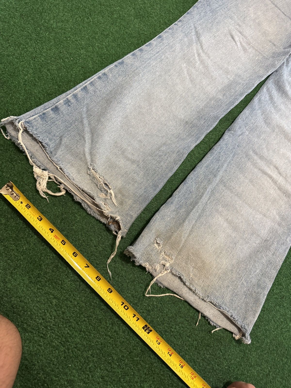 Sonoma Vtg 70s Sonoma Bootcut Flare 36x30 Distressed Jeans Size US 36 / EU 52 - 10 Thumbnail