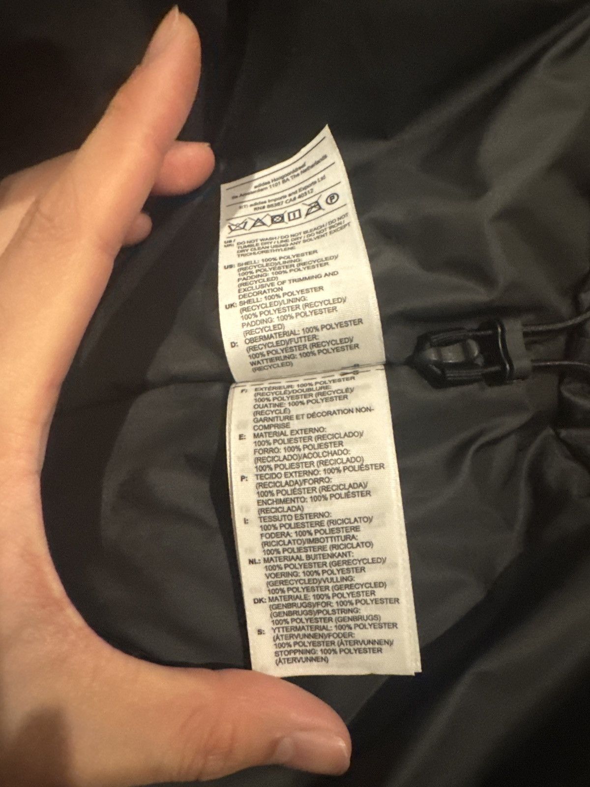 Adidas × Fear of God Fear of God x Adidas Puffer Jacket Size US XL / EU 56 / 4 - 4 Thumbnail