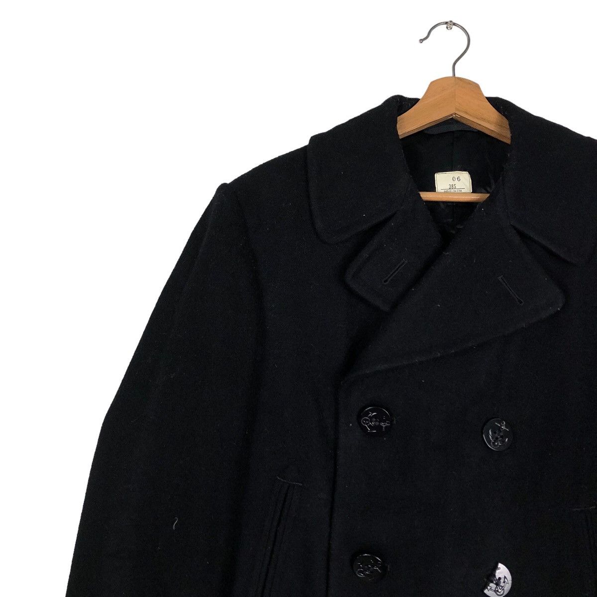 Vintage 🔥Vintage 60’s Wool Pea Coats Military Double Breast Army Size US M / EU 48-50 / 2 - 7 Thumbnail
