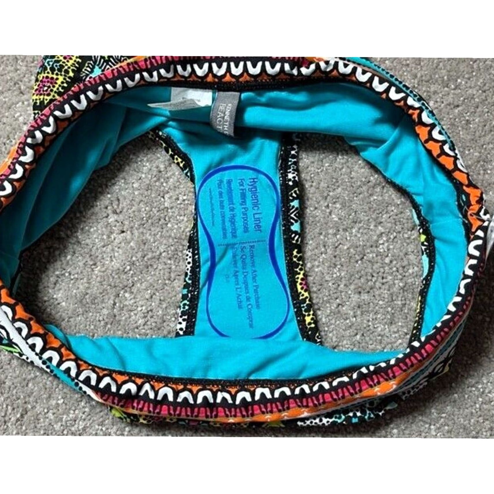 Kenneth Cole Kenneth Cole REACTION Bikini Swim Bottom L Boho Chic Tribal Southwestern Aztec Womens Lined Quick Dry Geometric Pattern Multicolor Nylon Spandex Size 28" / US 6 / IT 42 - 3 Thumbnail