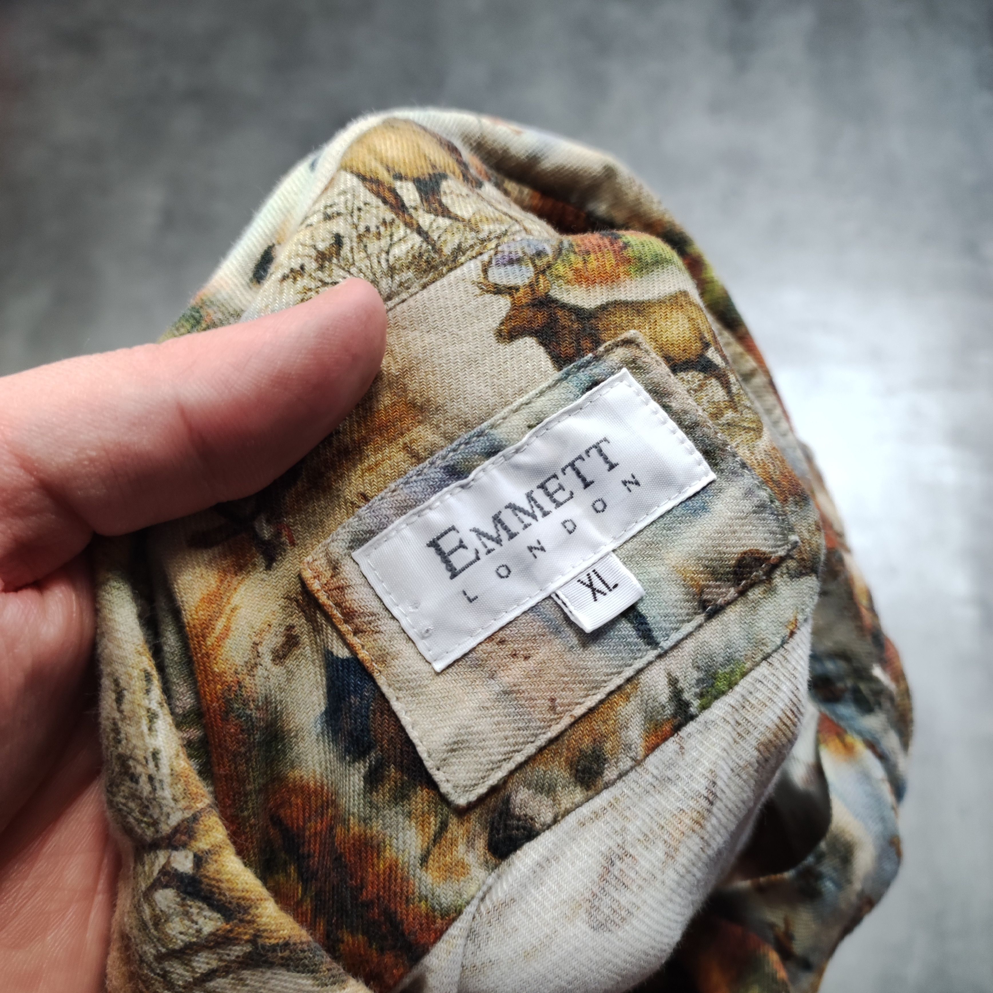 Emmett × Vintage Vintage RARE Emmett London Alaska USA Full Print Shirt Size US XL / EU 56 / 4 - 7 Thumbnail