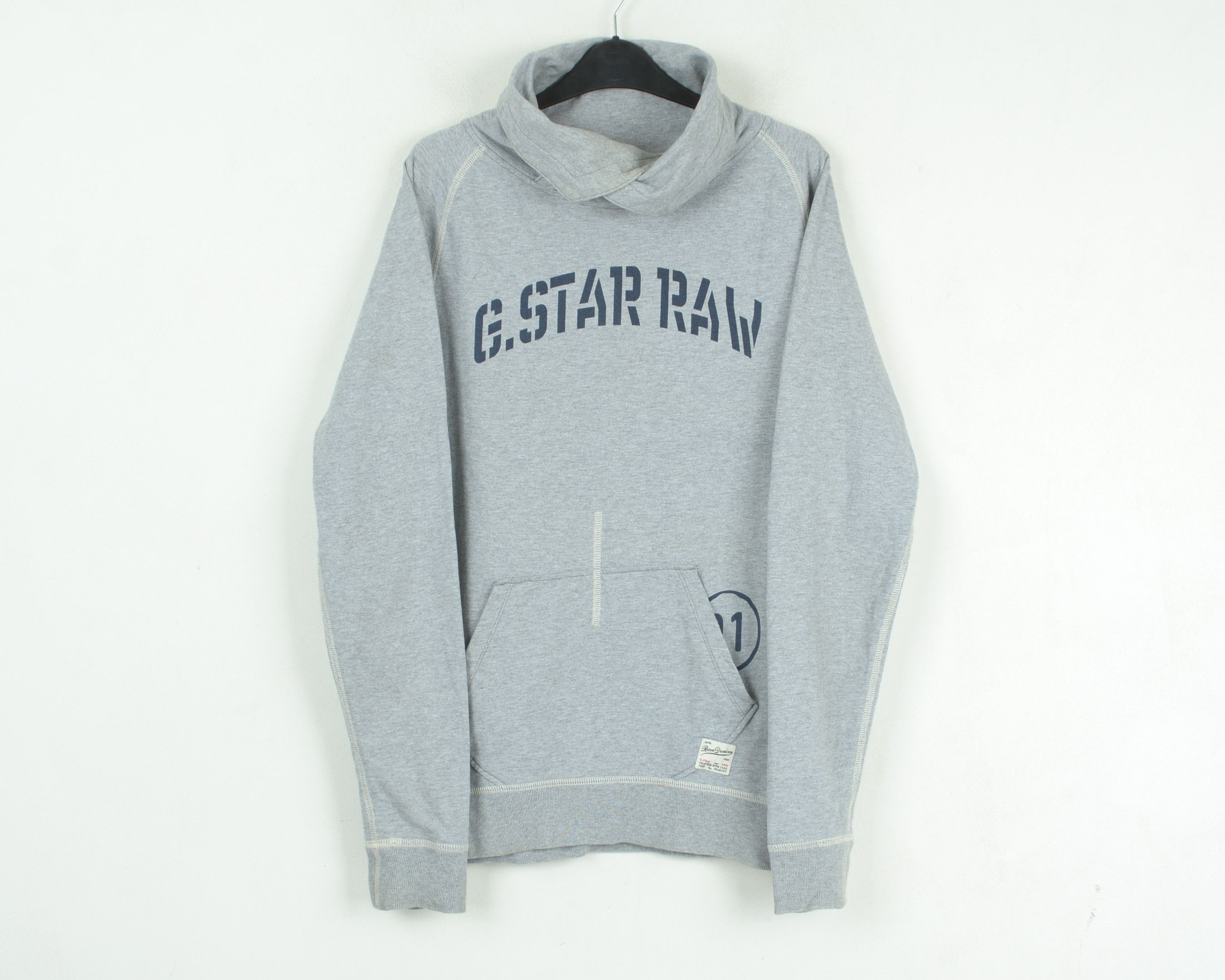 G-Star Nord Collar M Sweatshirt Pullover Jumper Cotton Sweater Size US M / EU 48-50 / 2 - 1 Thumbnail