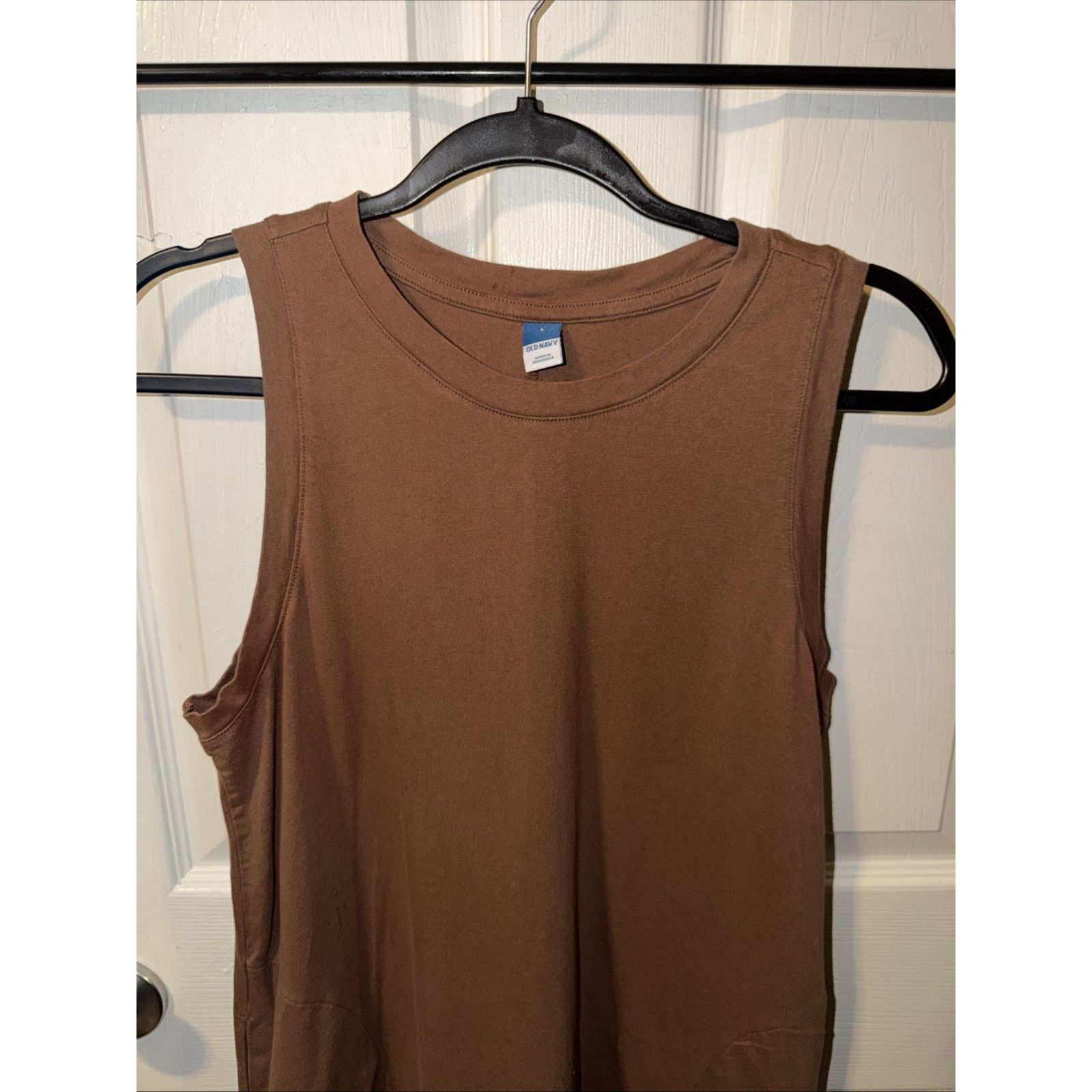 Old Navy Old Navy Womens Brown Fitted Ribbed Knit Dress Large Size L / US 10 / IT 46 - 7 Thumbnail