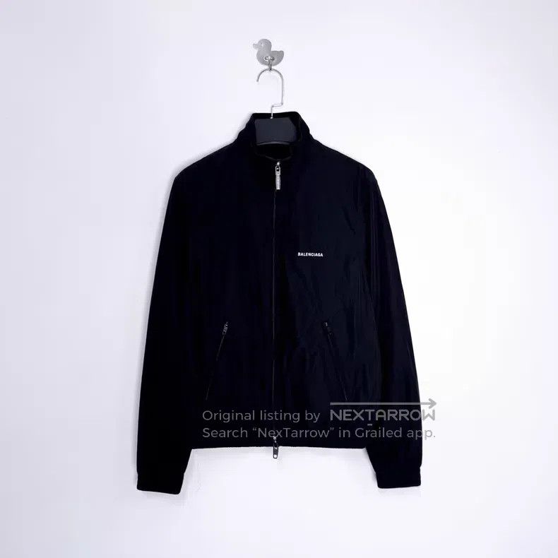 Balenciaga Balenciaga Black front and back letter logo zipper branded Size S / US 4 / IT 40 - 1 Thumbnail