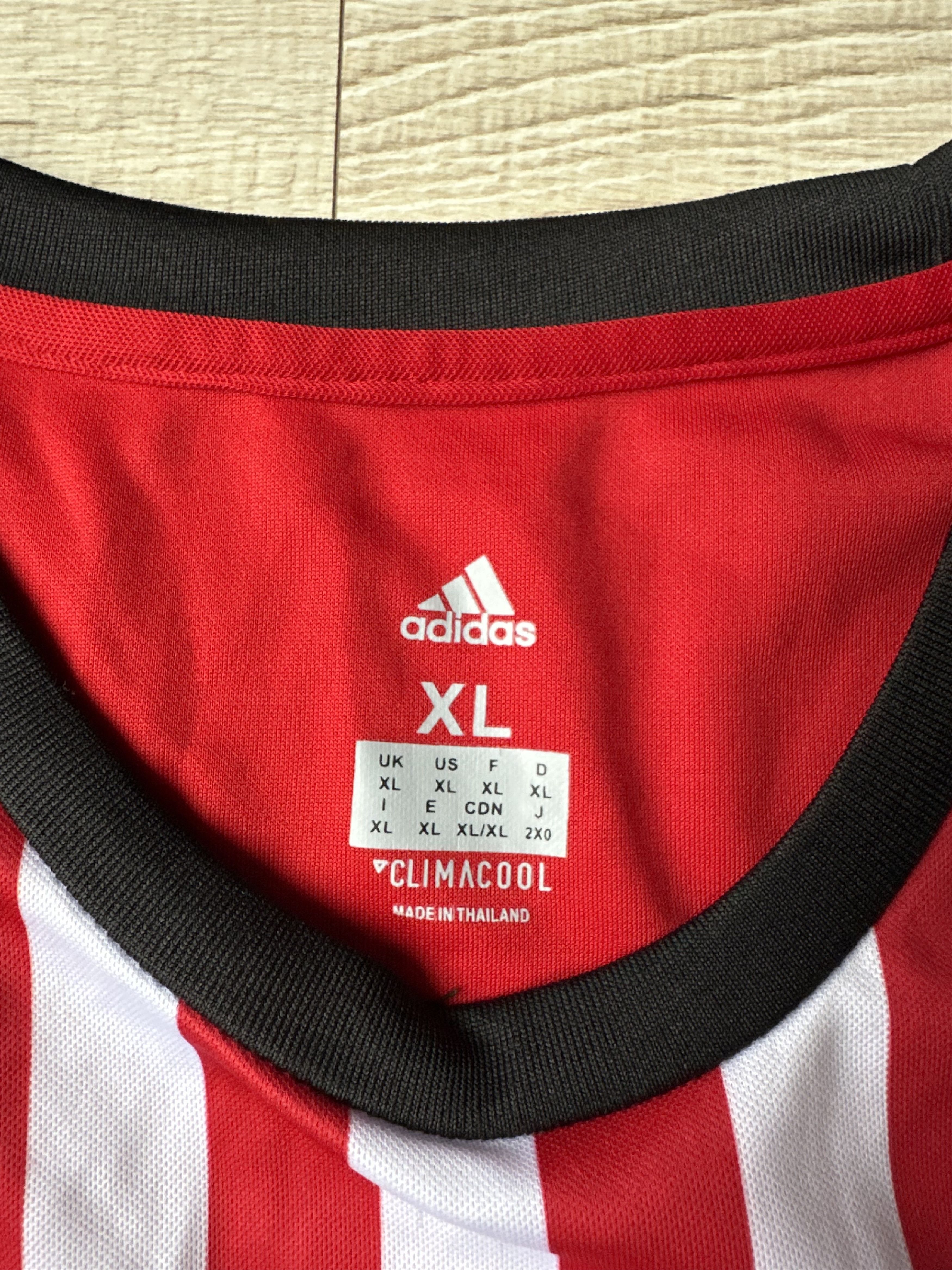 Adidas Sunderland Home Shirt 17/18 Adidas XL #50 DK EFL Badge Size US XL / EU 56 / 4 - 6 Thumbnail