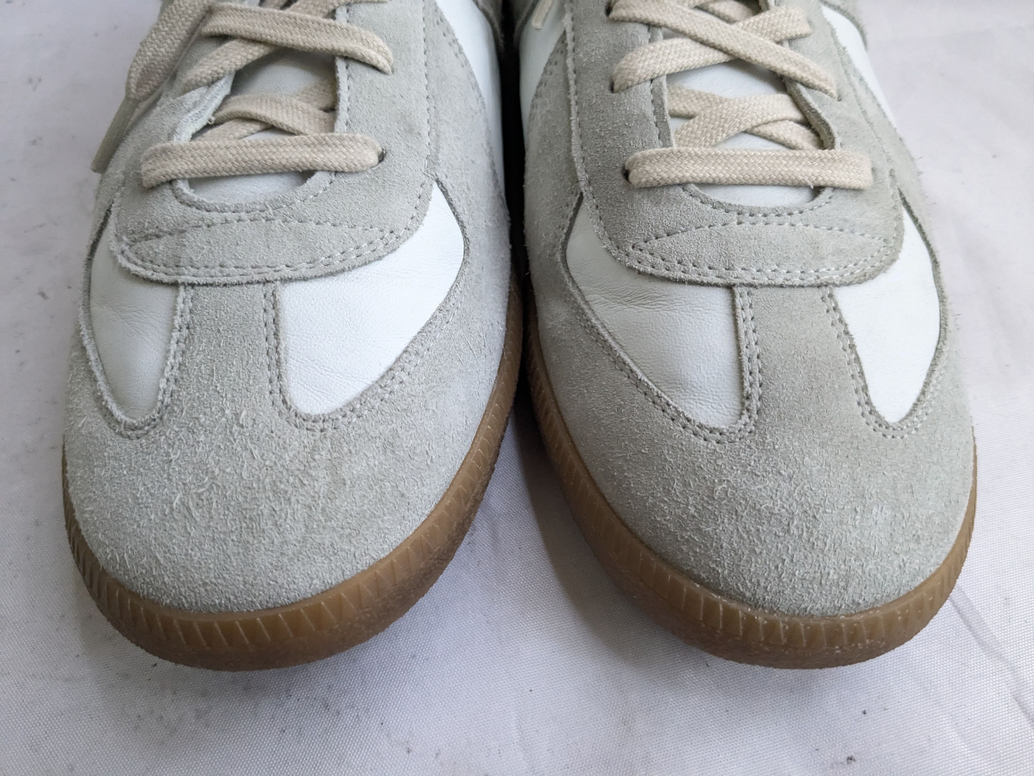 Maison Margiela Maison Mairgiela Replica GAT White Gray 14 47 Low Tops Size US 14 / EU 47 - 3 Thumbnail