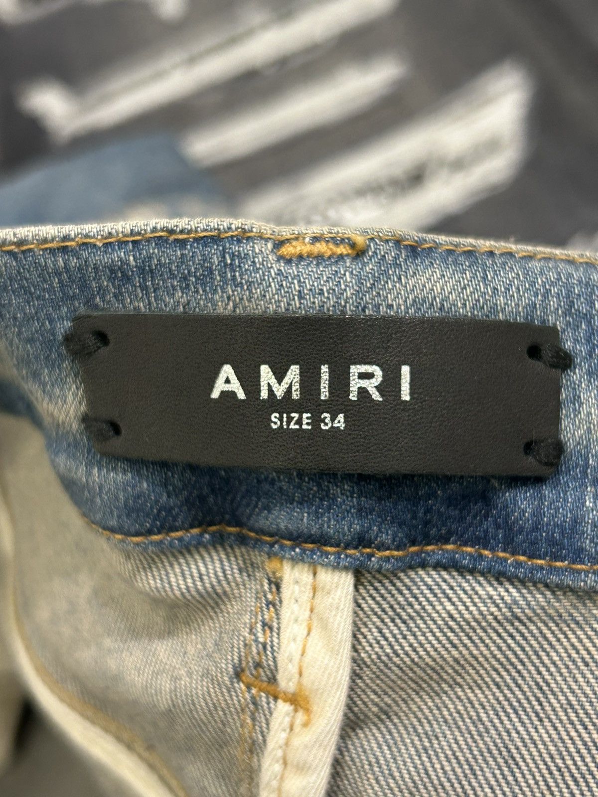 Amiri Amiri thrasher bandana jeans orange Size US 34 / EU 50 - 6 Thumbnail