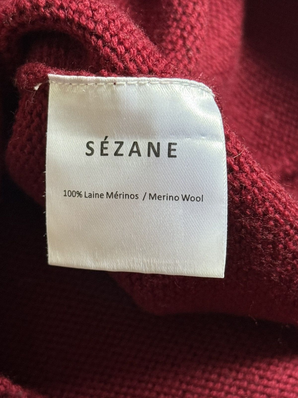 Sezane Sezane M knitwear dress long sleeve sweater merino wool Size M / US 6-8 / IT 42-44 - 10 Thumbnail
