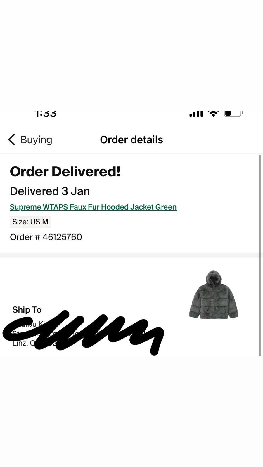 Supreme × Wtaps SUPREME WTAPS Faux Fur Hooded Jacket Size US M / EU 48-50 / 2 - 10 Thumbnail
