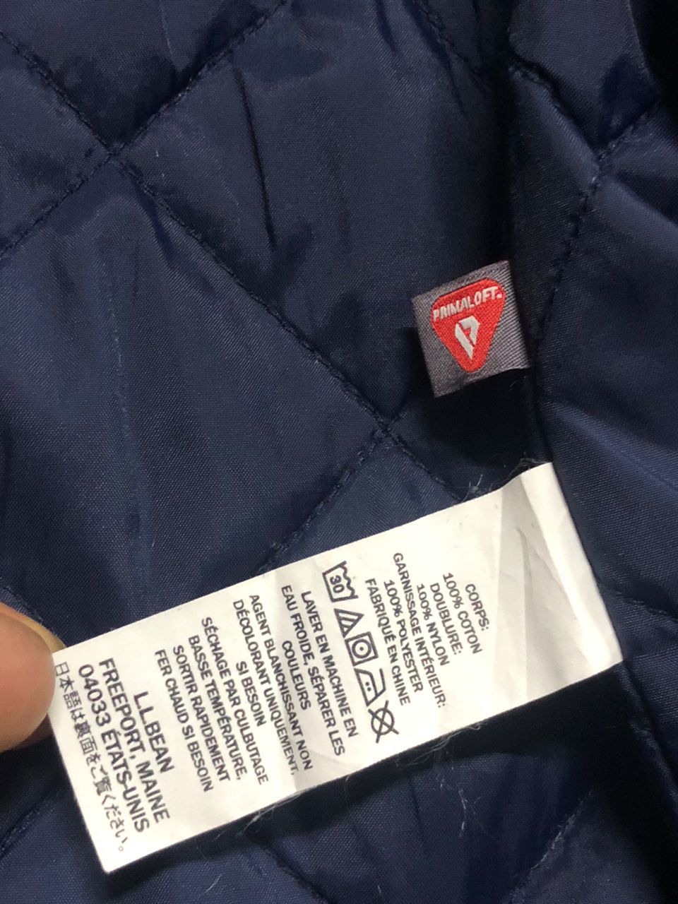 L.L. Bean L.L.Bean Blue Flannel Primaloft Shirt Quilted Jacket Size US L / EU 52-54 / 3 - 16 Thumbnail