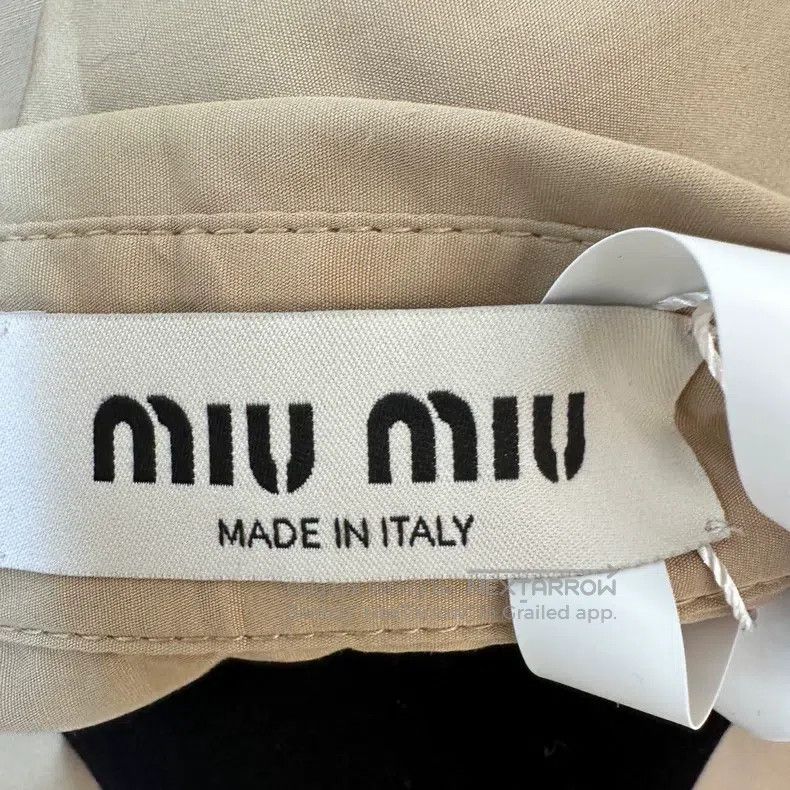 Miu Miu Miu Miu 38 Its color patch logo shirt Size S / US 4 / IT 40 - 5 Thumbnail