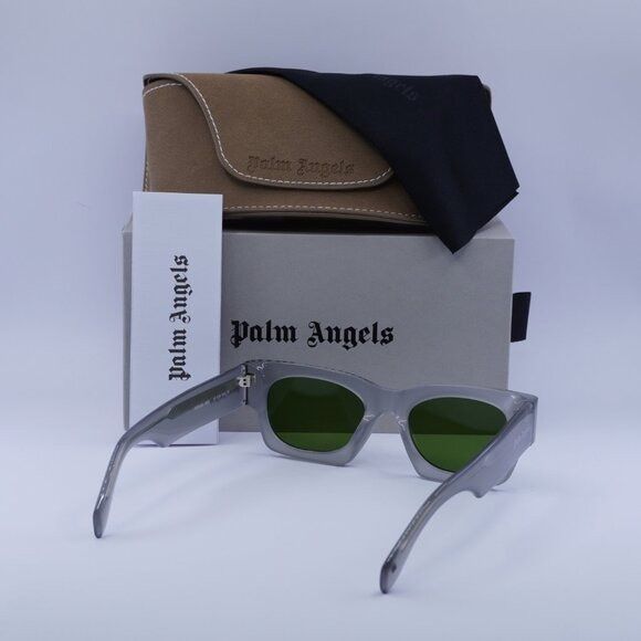 Palm Angels Palm Angels PERI089 BODIE 0955 Sunglasses Grey Square Frame Size ONE SIZE - 9 Thumbnail