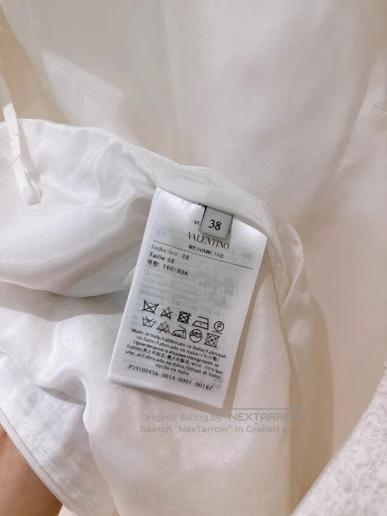 Valentino Valentino White tweed dress Size S / US 4 / IT 40 - 9 Thumbnail
