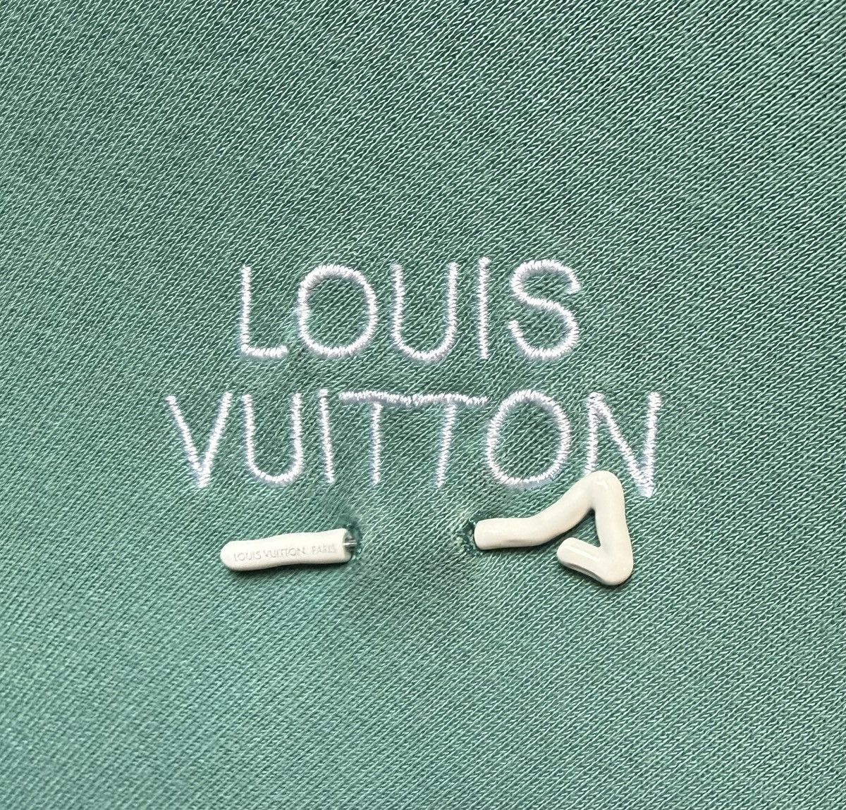 Louis Vuitton Louis Vuitton Embroidered Signature Ocean Hoodie XL 🔥 Size US XL / EU 56 / 4 - 3 Thumbnail