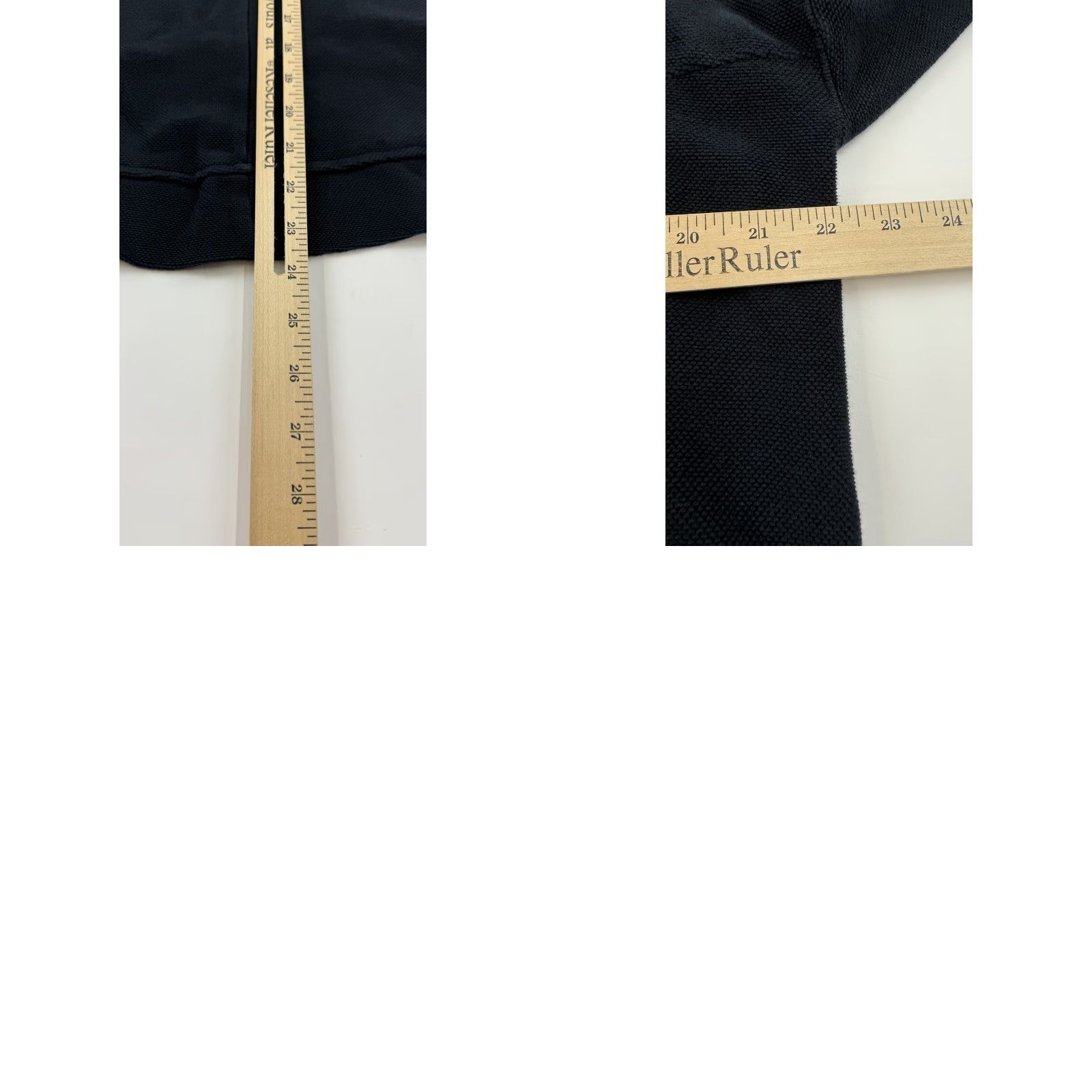 Madewell Madewell Jacket Womens Medium Black Full Zip High Low Hem Pocket Cotton E9709 Size M / US 6-8 / IT 42-44 - 8 Thumbnail