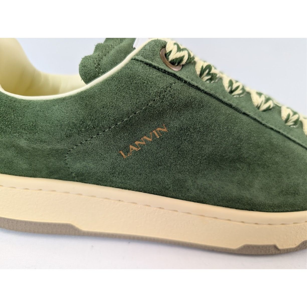 Lanvin Lanvin Curb Lite Low-Top Sneakers in Dark Green BNWB 42 Size US 9 / EU 42 - 5 Thumbnail