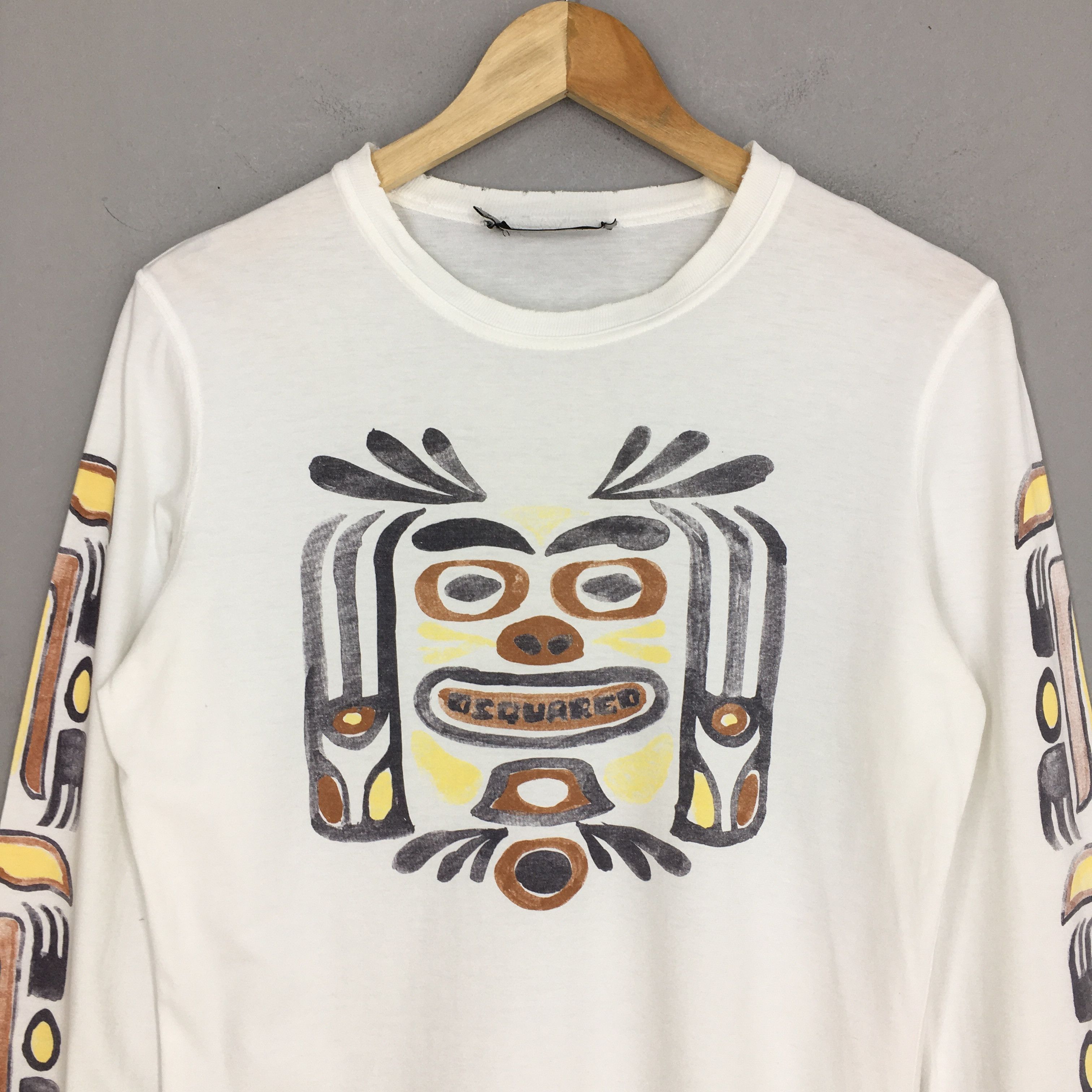Dsquared2 Vintage Dsquared2 Italy Totemic Object Mika Pop Art Tshirt S Size US S / EU 44-46 / 1 - 2 Thumbnail