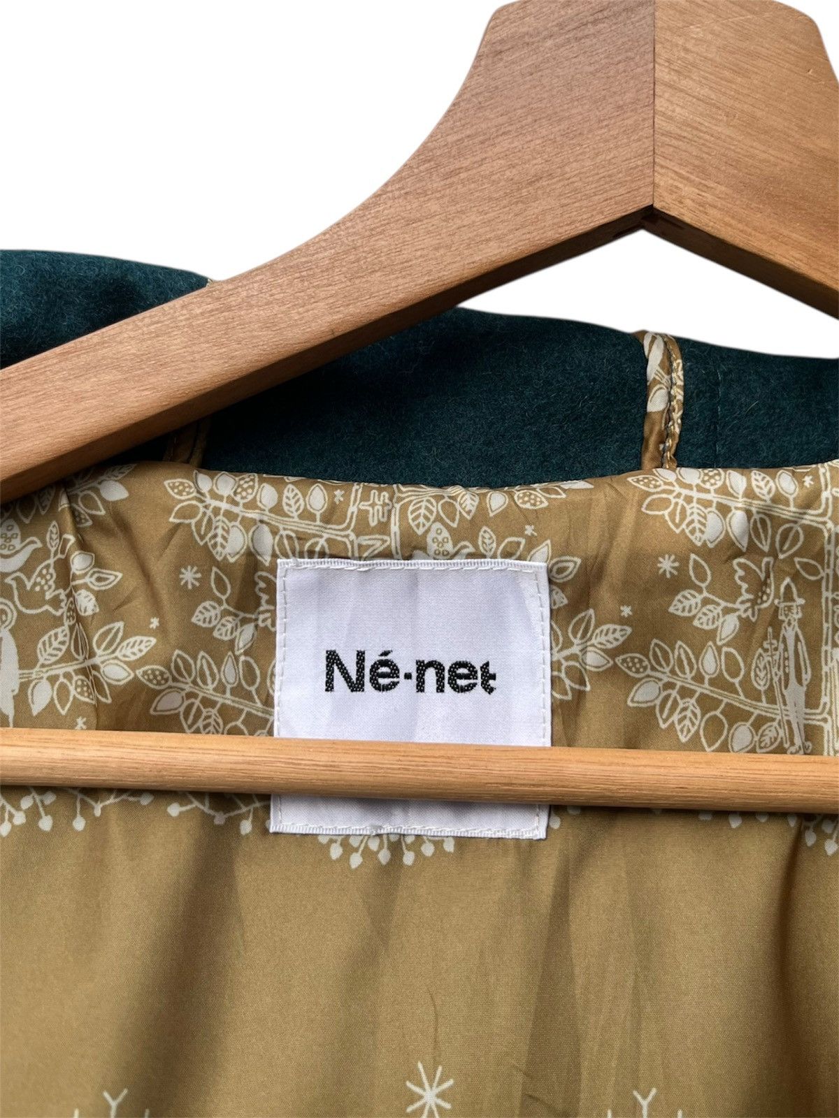 Ne-Net Ne-Net Hoodie Wool Blend Duffle Jacket Size L / US 10 / IT 46 - 7 Thumbnail