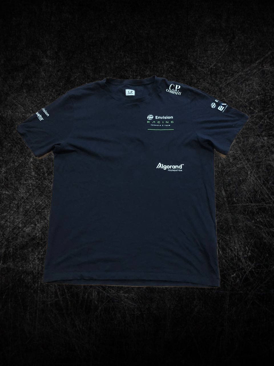 C.P. Company Streetwear Black T-Shirt Y2K Big Print C.P. Company Size US XL / EU 56 / 4 - 1 Thumbnail