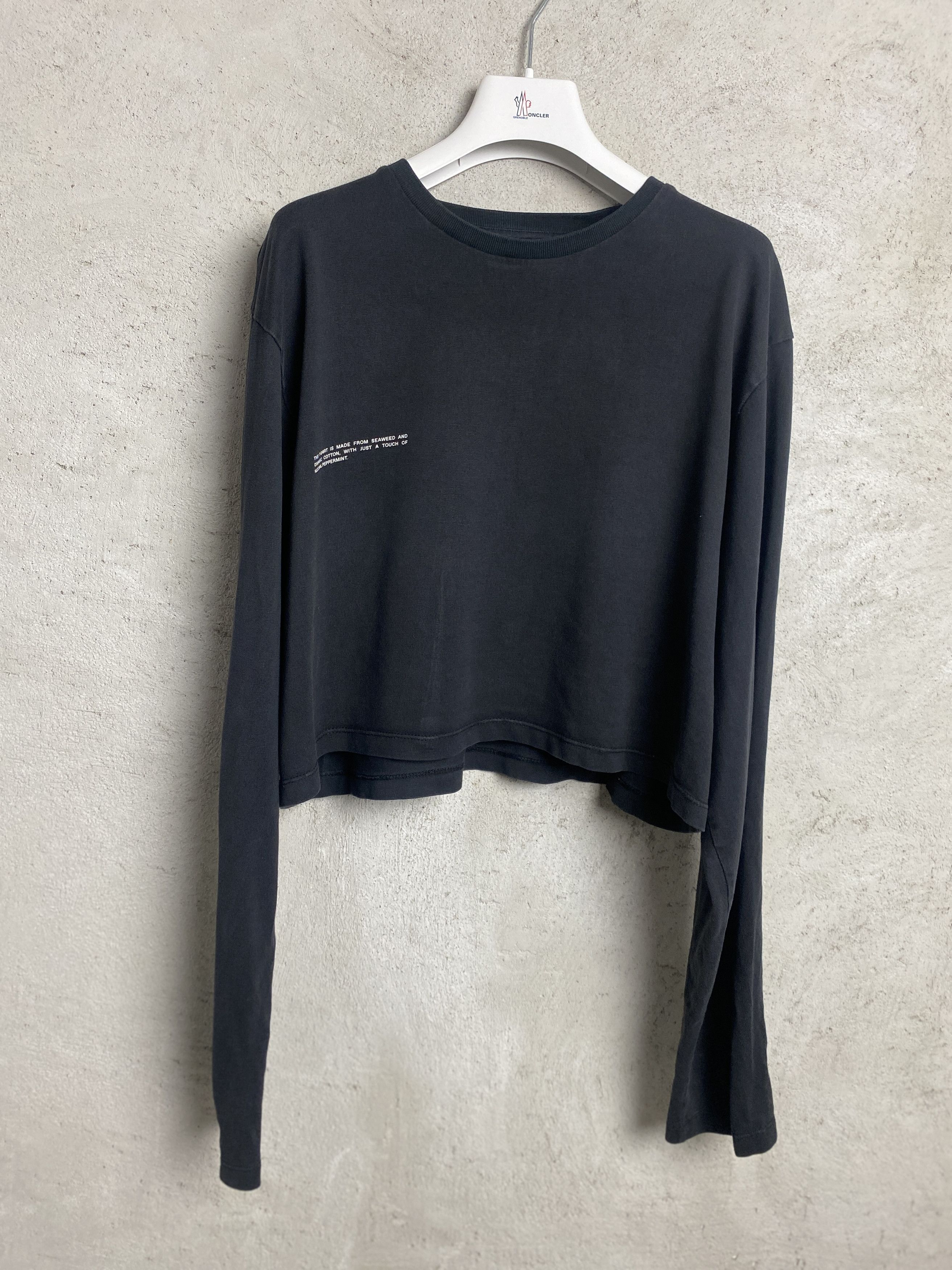Pangaia Pangaia small logo crop long sleeve t-shirt tee casual Size M / US 6-8 / IT 42-44 - 1 Thumbnail