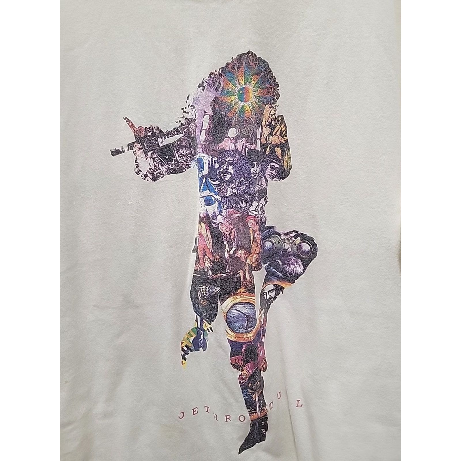 Gildan VINTAGE Jethro Tull Roots To Branches Tour Graphic T-Shirt Mens XL White Gildan Size US XL / EU 56 / 4 - 3 Thumbnail