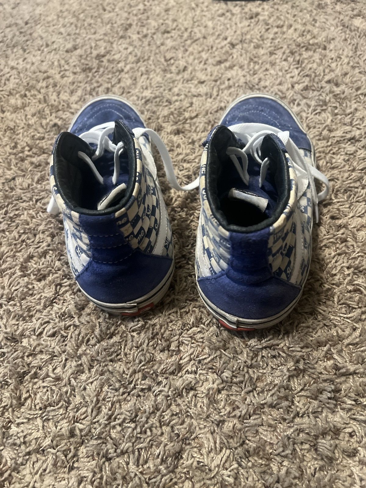 Supreme × Vans Checkered Vans Supreme Hi-Tops Size US 10.5 / EU 43-44 - 5 Thumbnail