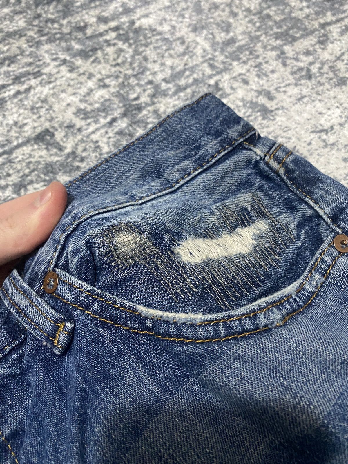 Ralph Lauren Polo ralph lauren sullivan slim distressed denim Size US 34 / EU 50 - 12 Thumbnail
