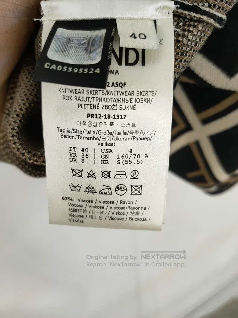 Fendi Fendi Knitted Skirt Size 26" / US 2 / IT 38 - 4 Thumbnail
