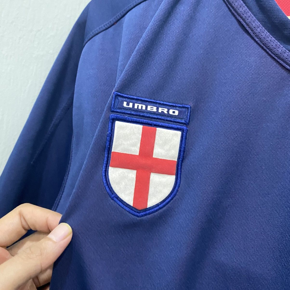 Umbro VINTAGE 2002 England World Cup Away Reversible Jersey Umbro Size US XL / EU 56 / 4 - 15 Thumbnail