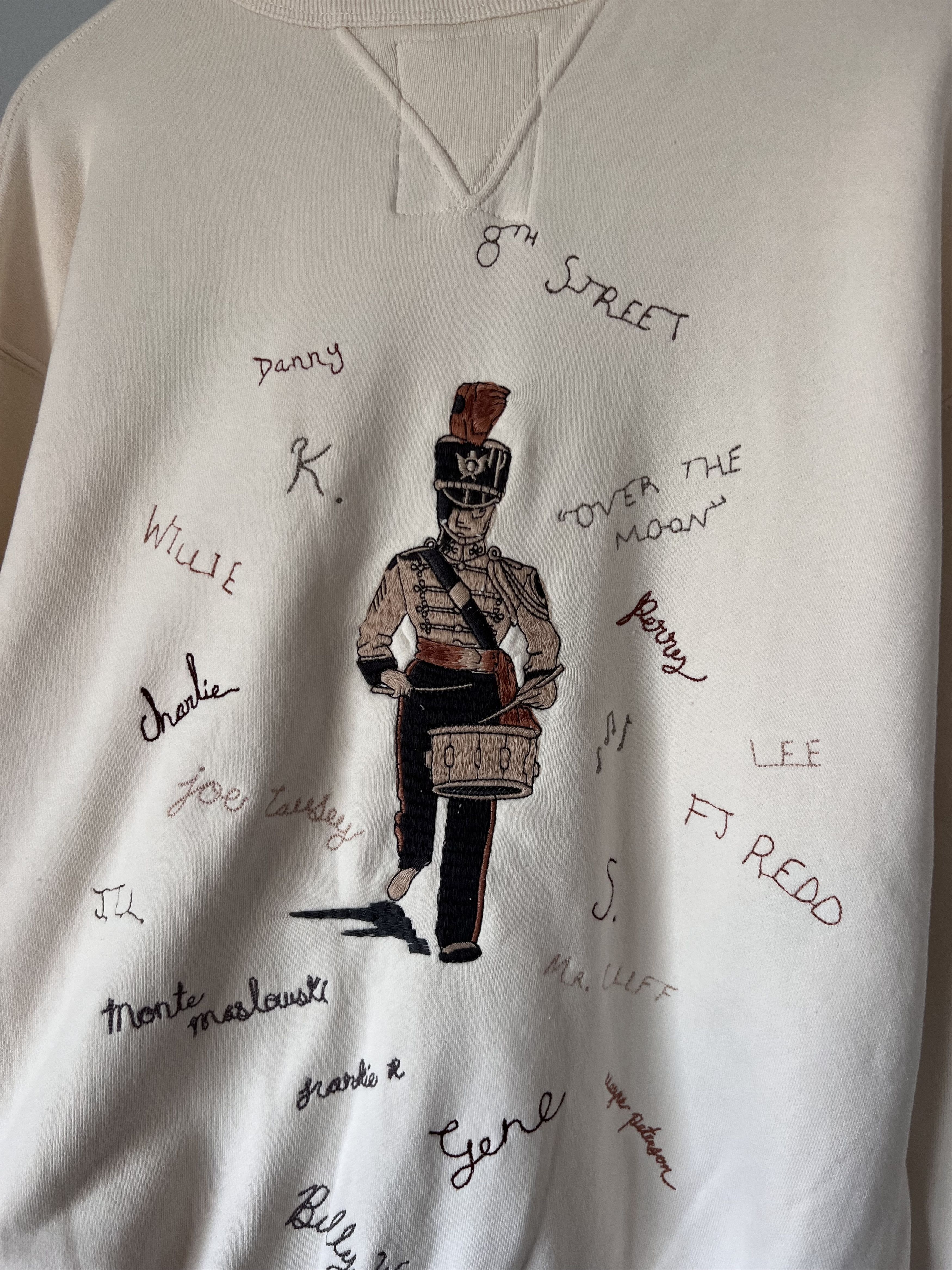 Samuel Zelig Samuel Zelig Marching Band Crewneck Sweatshirt in White Size US L / EU 52-54 / 3 - 6 Thumbnail