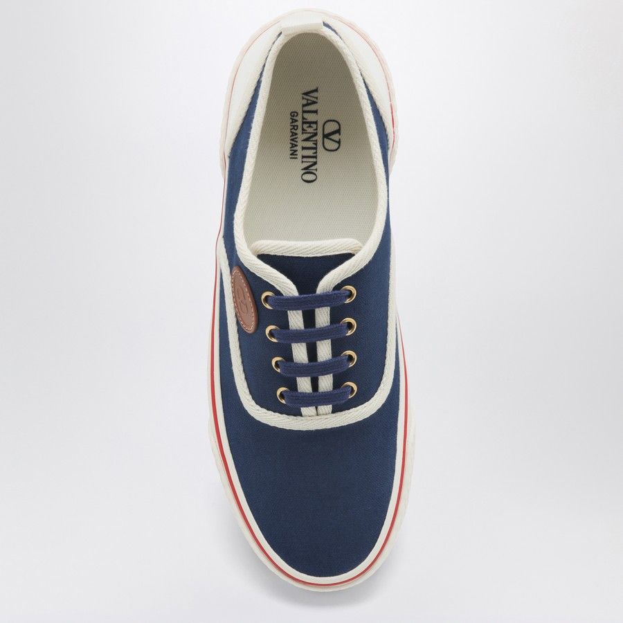 Valentino o1d2blof1025 Low-Top Sneakers in Blue/White Size US 11 / EU 44 - 3 Thumbnail