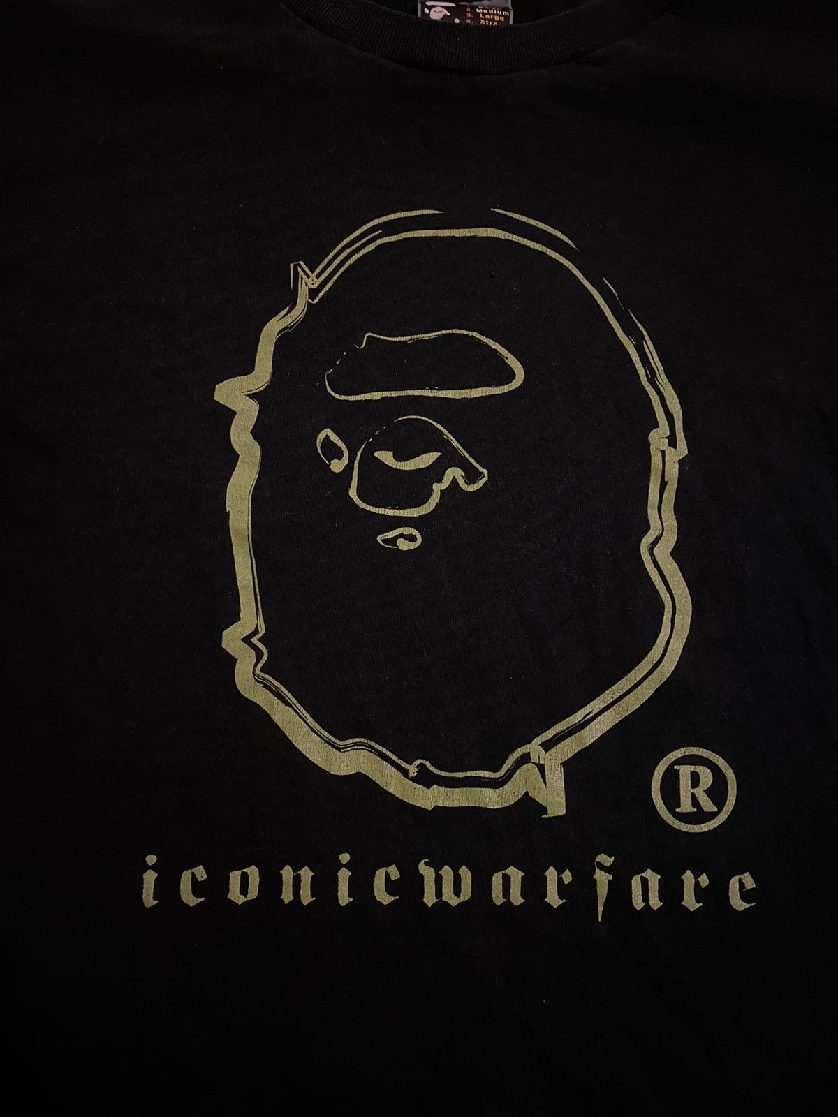 Bape 1999 Bape Ideograph iconic warfair T-shirt Size US M / EU 48-50 / 2 - 2 Thumbnail