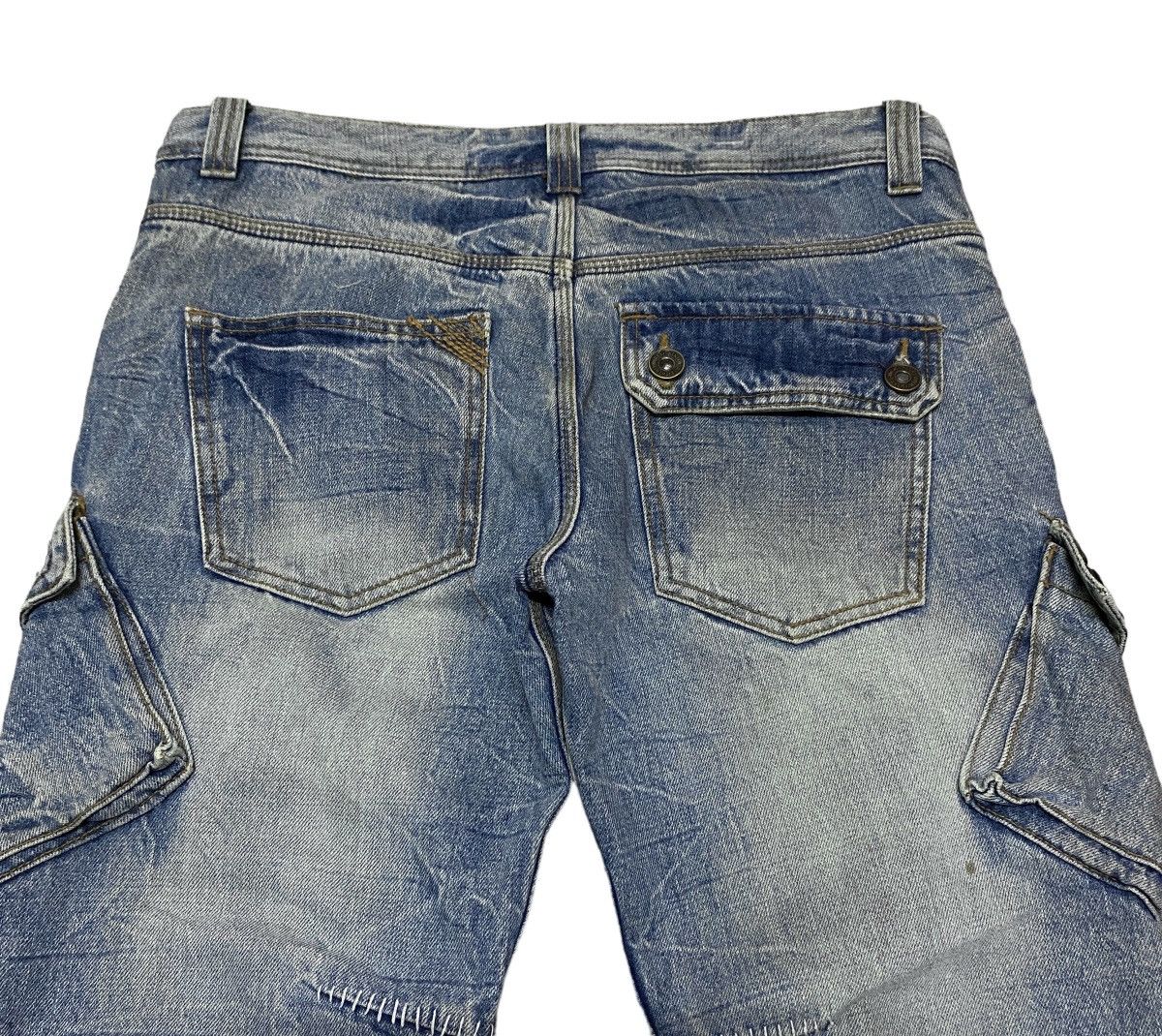 If Six Was Nine Rare Design Vintage Brand Twenty Work Tactical Jeans 2000s Size US 36 / EU 52 - 4 Thumbnail