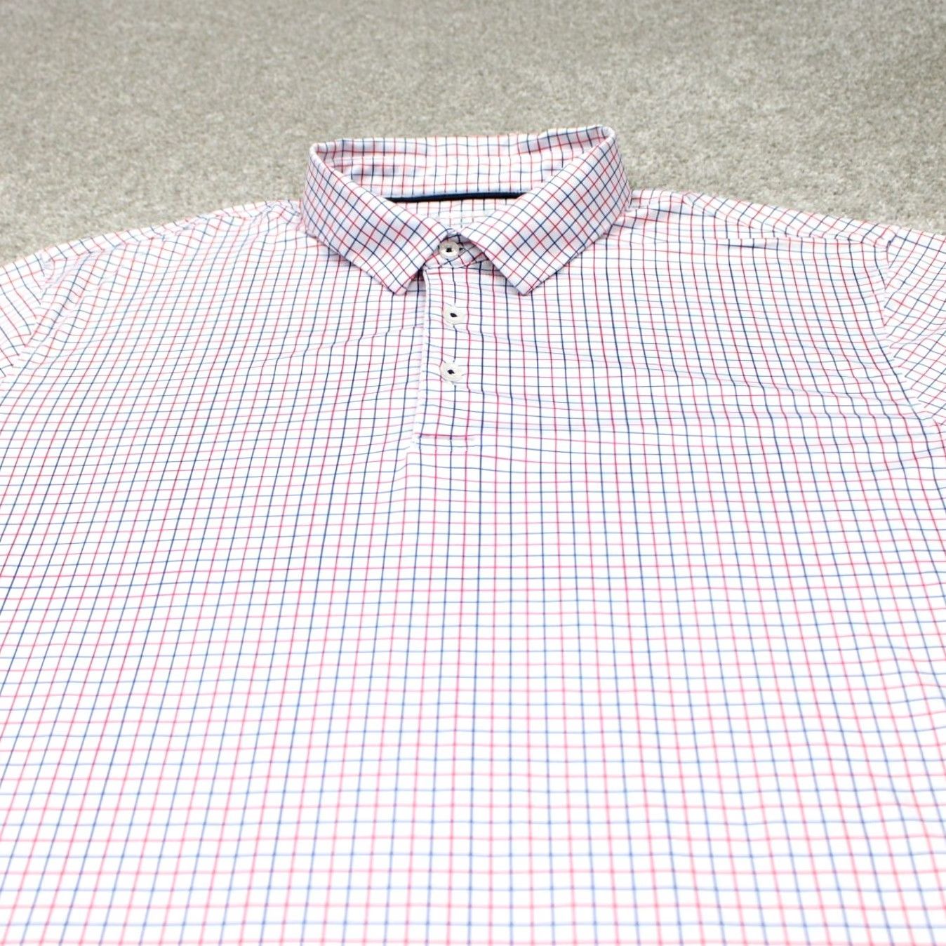 Vintage Maelreg Polo Shirt Mens XL Red/White/Blue S/S Stretch Golf Pullover Shirt Size US XL / EU 56 / 4 - 4 Thumbnail