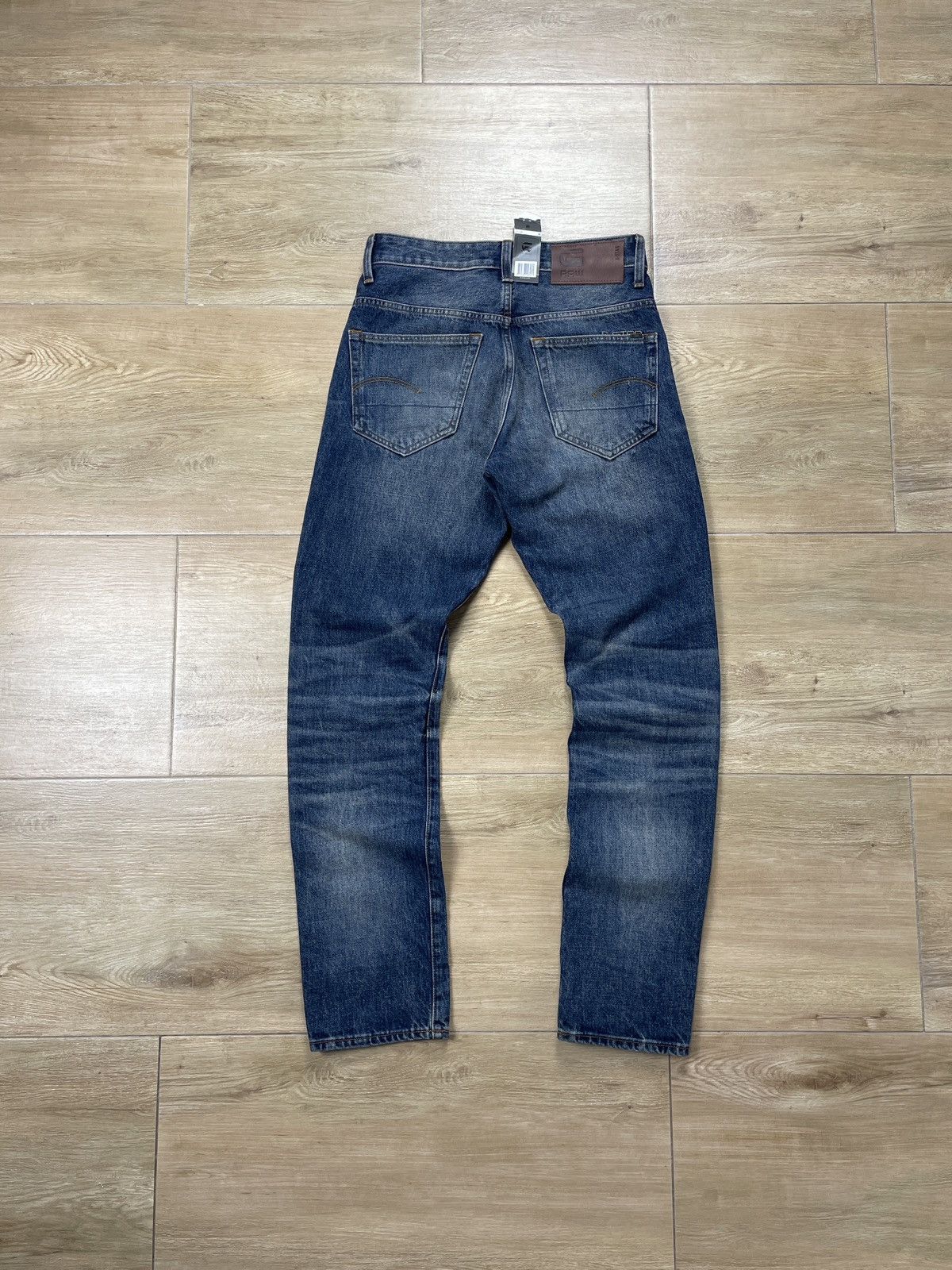 G-Star NEW!!! G-Star RAW 3301 Tapered Denim Jeans Size US 27 - 6 Thumbnail