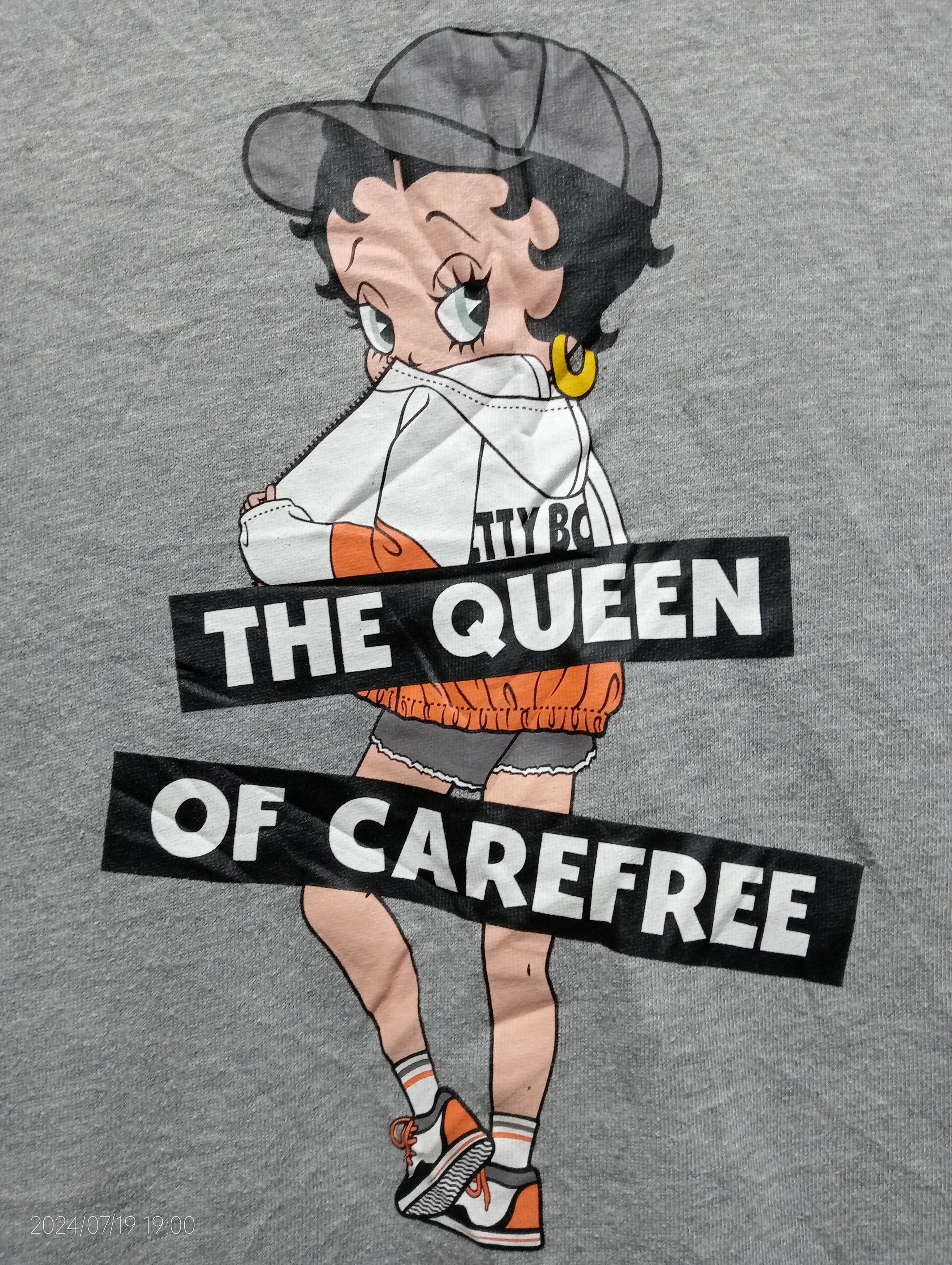 Japanese Brand Betty Boop The Queen of Carefree Crewneck Sweatshirt Size US XXL / EU 58 / 5 - 4 Thumbnail