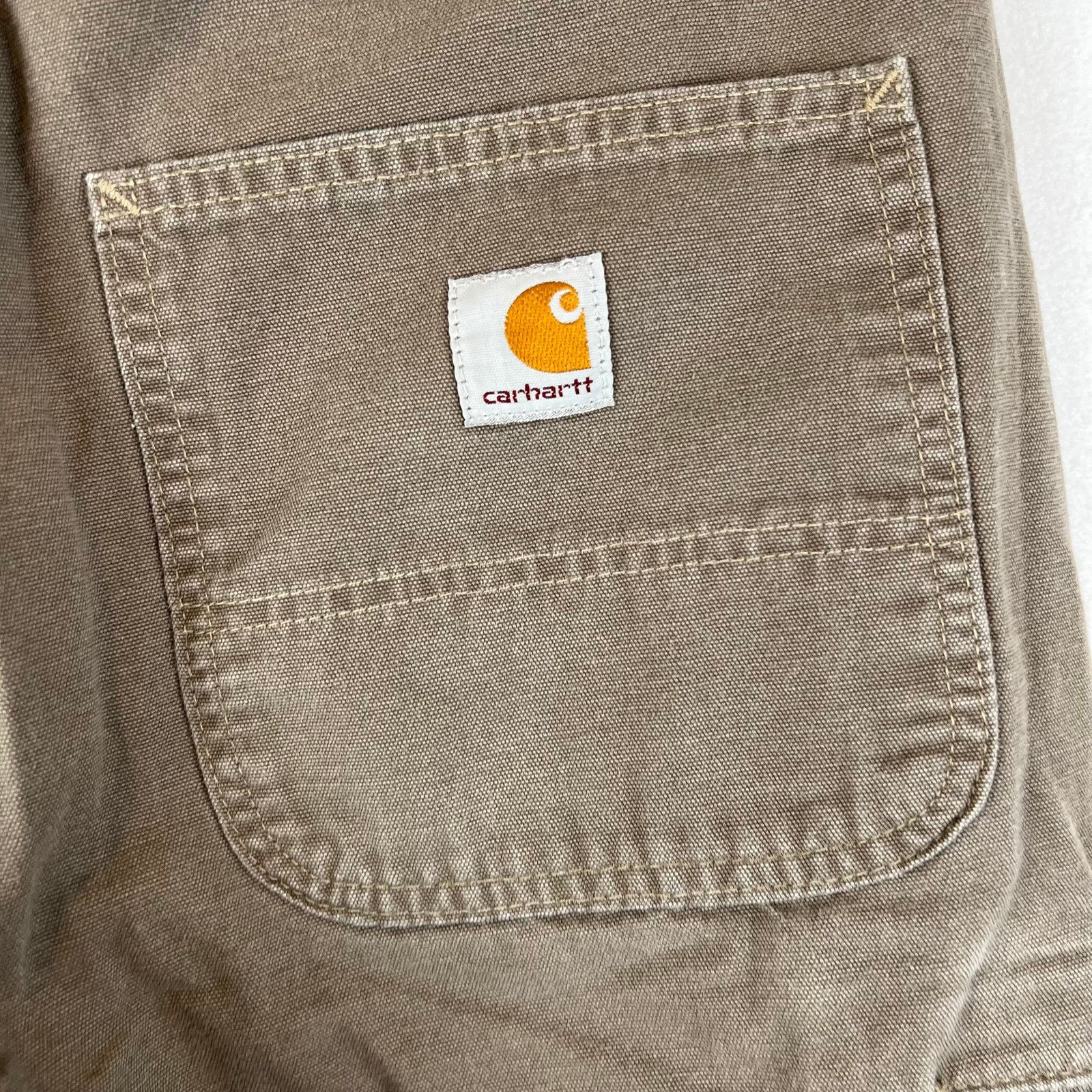 Carhartt Carhartt Pants Mens 31x32 Tan Relaxed Straight Leg Carpenter Size US 31 - 3 Thumbnail