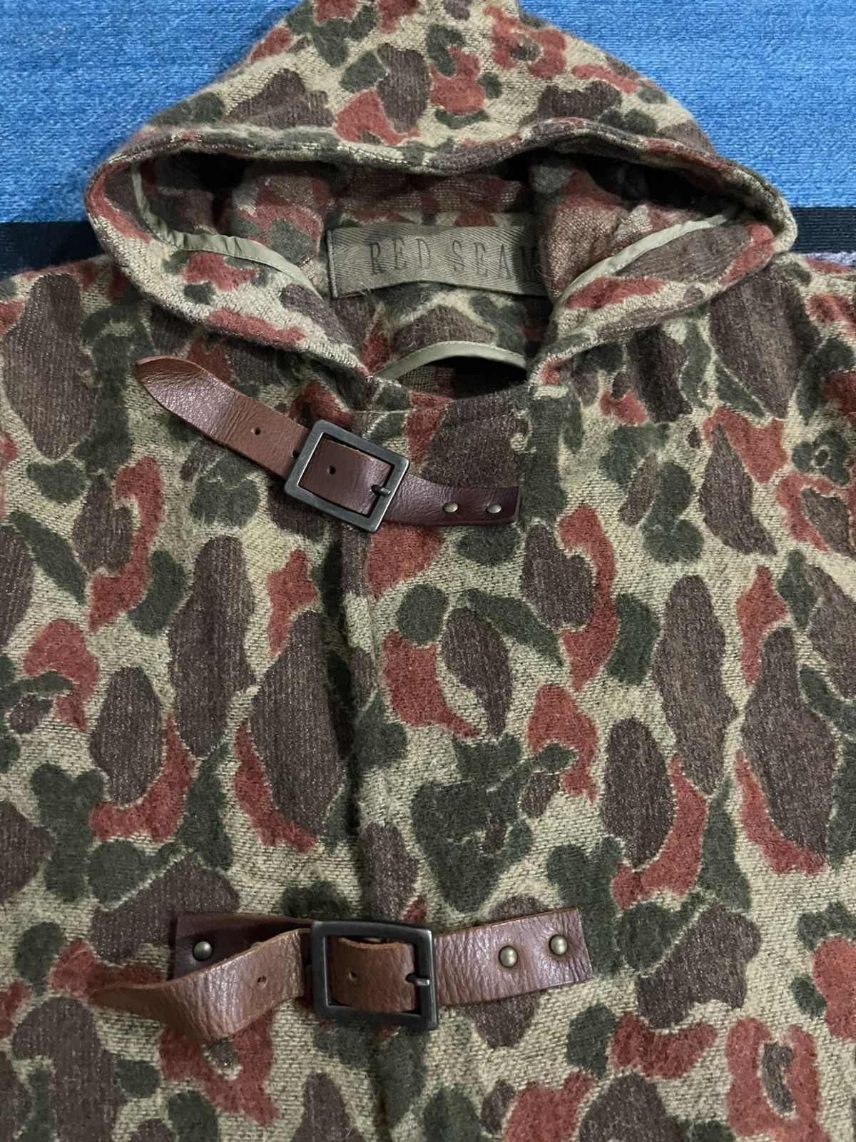 URBAN RESEARCH DOORS × Vintage Vintage Red Seam Urban Research Duck Camo Jacket Size US L / EU 52-54 / 3 - 7 Thumbnail