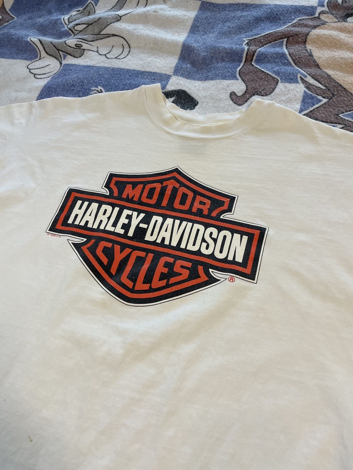 Harley Davidson Vintage Harley big logo tee Size US XL / EU 56 / 4 - 2 Thumbnail