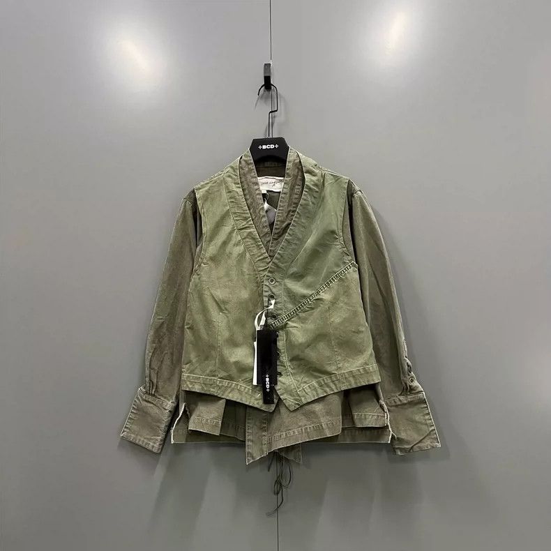 Greg Lauren greg lauren Two old and fake military green jackets 2506-Ne Size M / US 6-8 / IT 42-44 - 1 Thumbnail