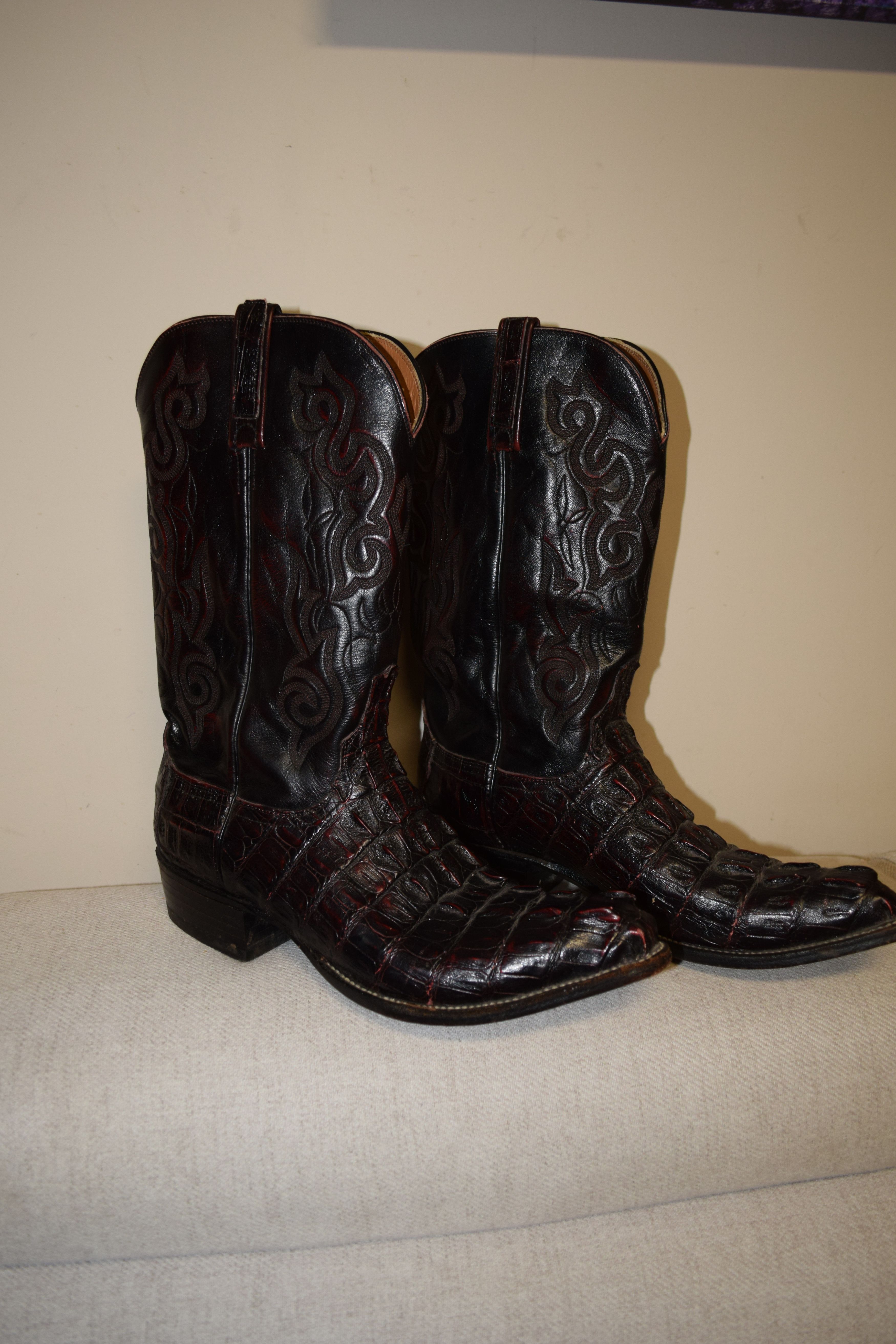 Lucchese lucchese cowboy boots alligator/deer Size US 10 / EU 43 - 1 Thumbnail