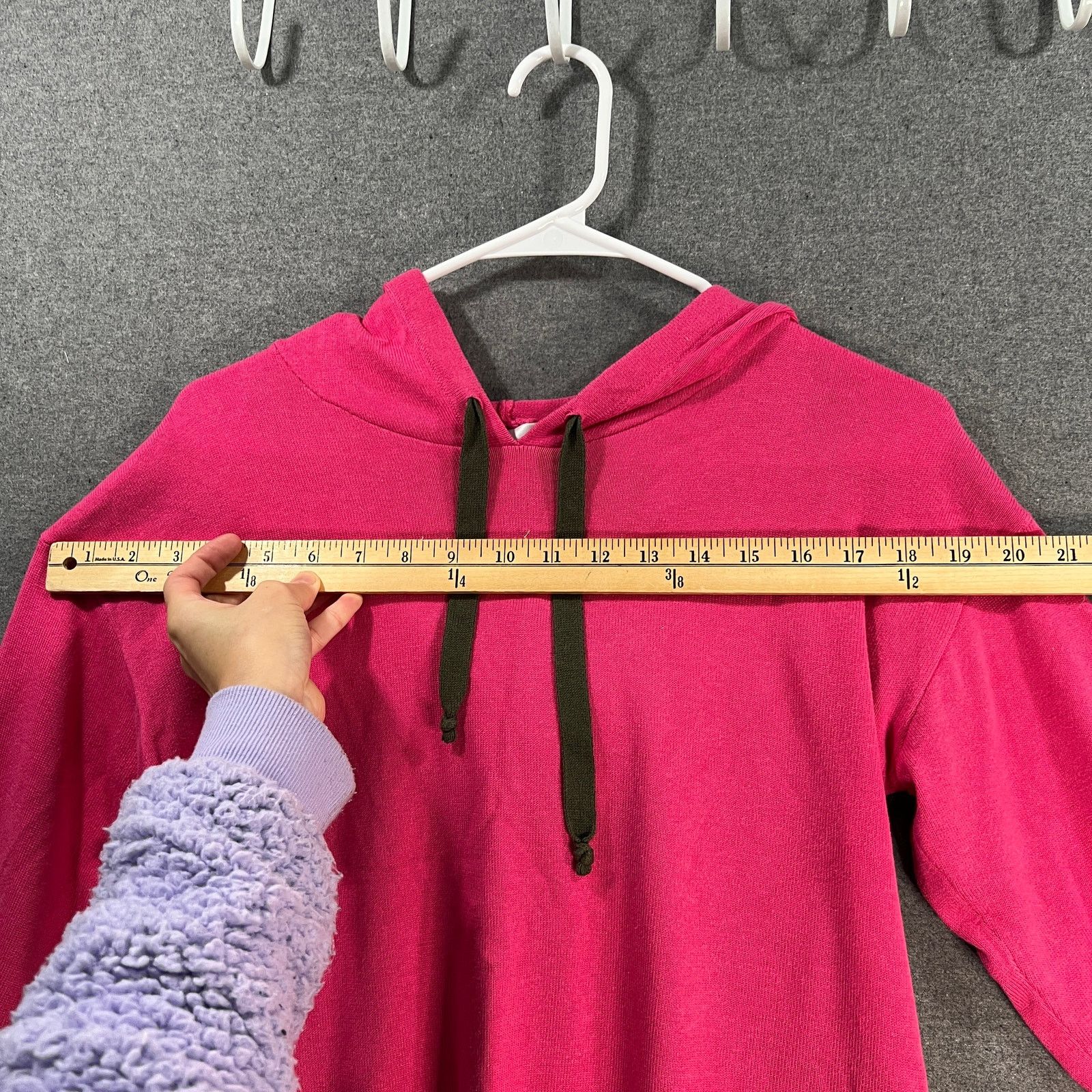 Other Belle By Kim Gravel Two-Toned Hoodie Tunic Sweater Size XS / US 0-2 / IT 36-38 - 6 Thumbnail