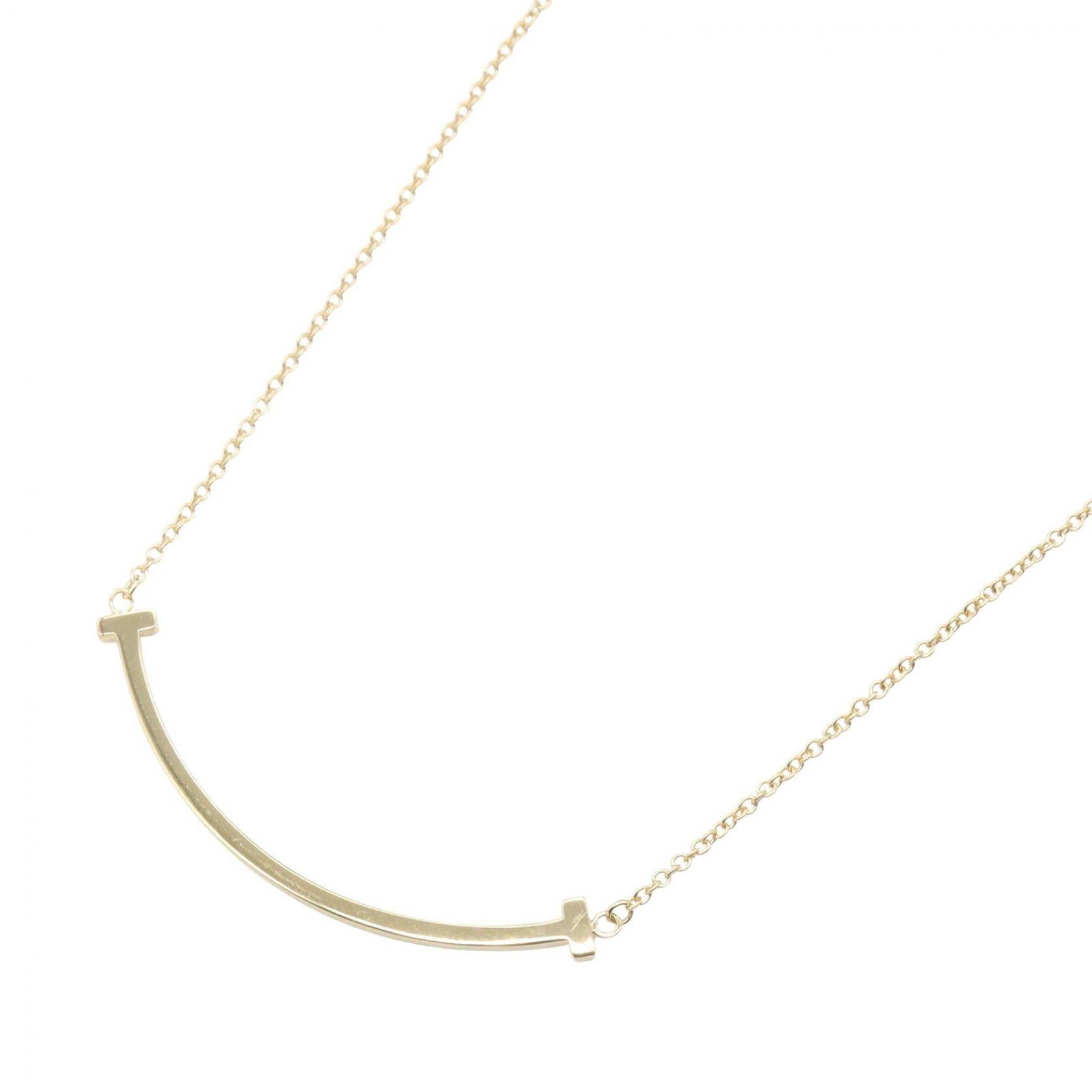 Tiffany & Co. Tiffany & Co. Tiffany & Co. T Smile Au750 Necklace Precious Metal Necklace 60011679 DUTY FREE for USA Size ONE SIZE - 1 Thumbnail