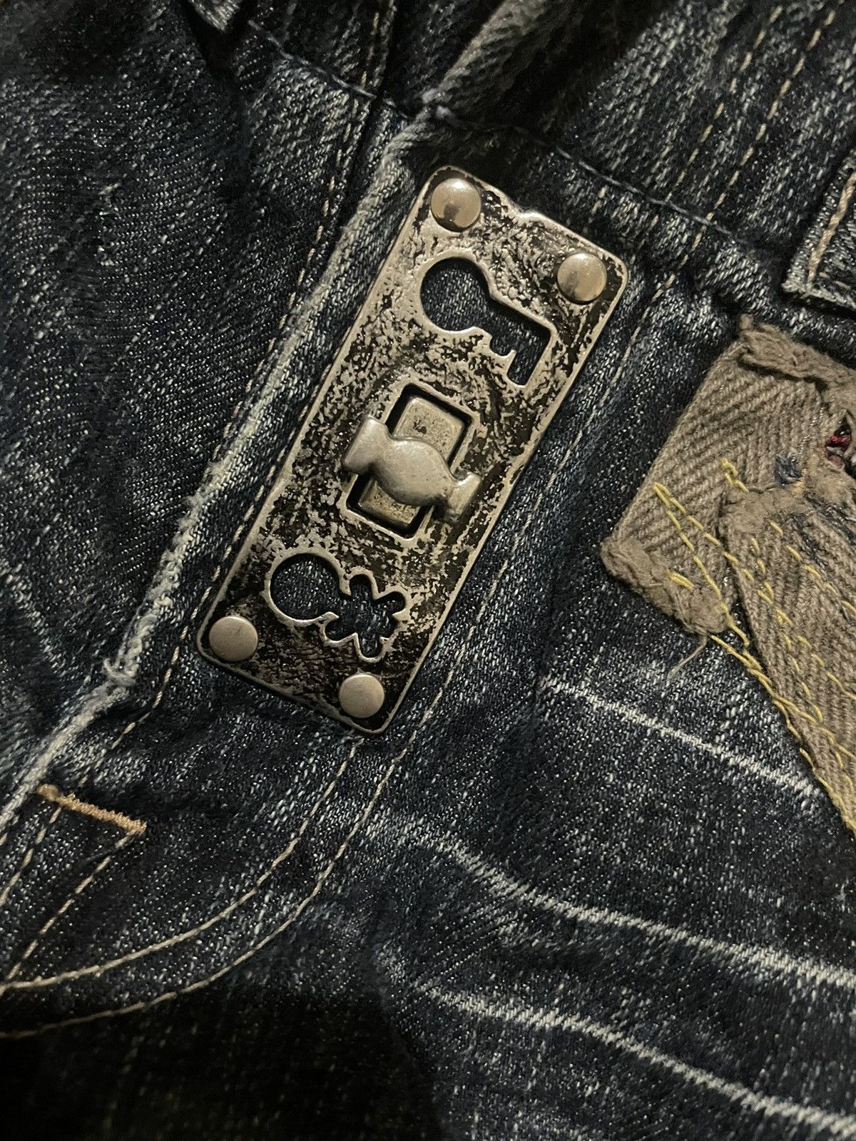 Marithe + Francois Girbaud Marithe Francois Girbaud Steel Lock Distressed Jeans Denim Size US 30 / EU 46 - 24 Thumbnail